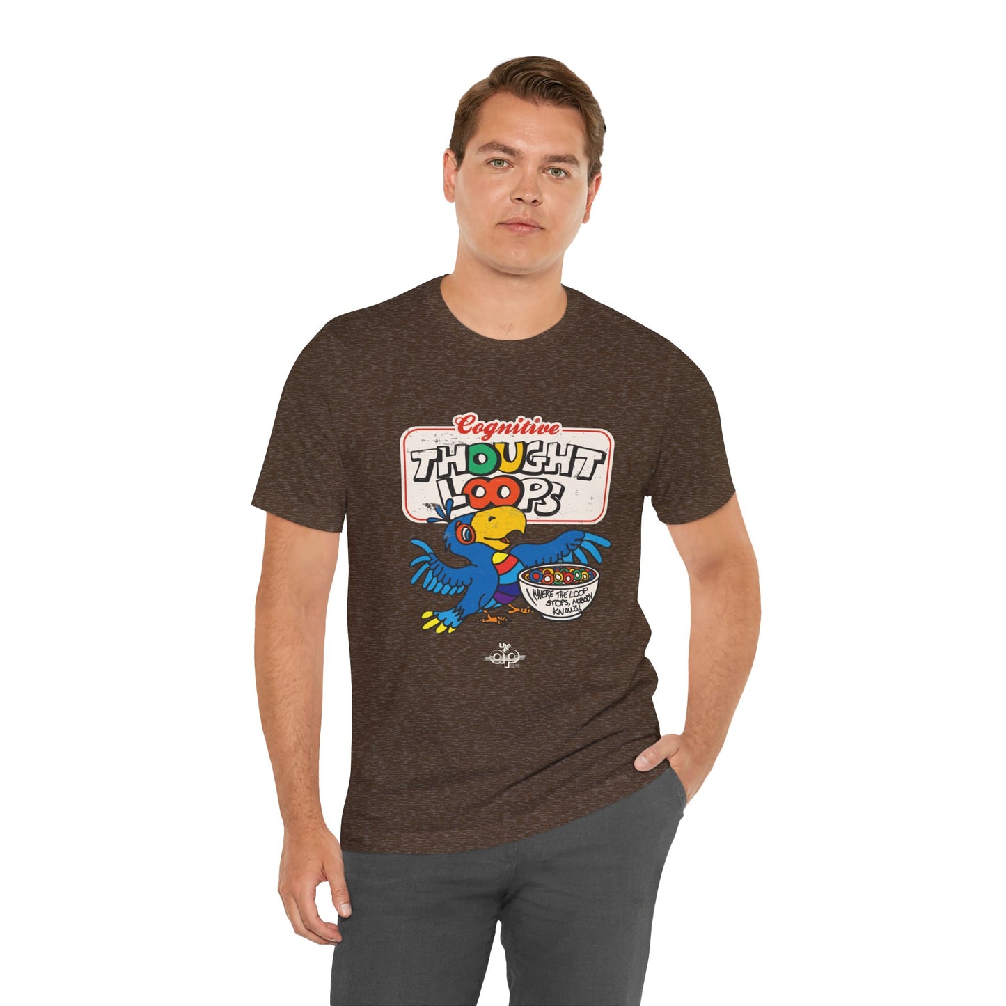 Cognitive Thought Loops - Where the Loop Stops, Nobody Knows - Adult Unisex Jersey Short Sleeve Tee