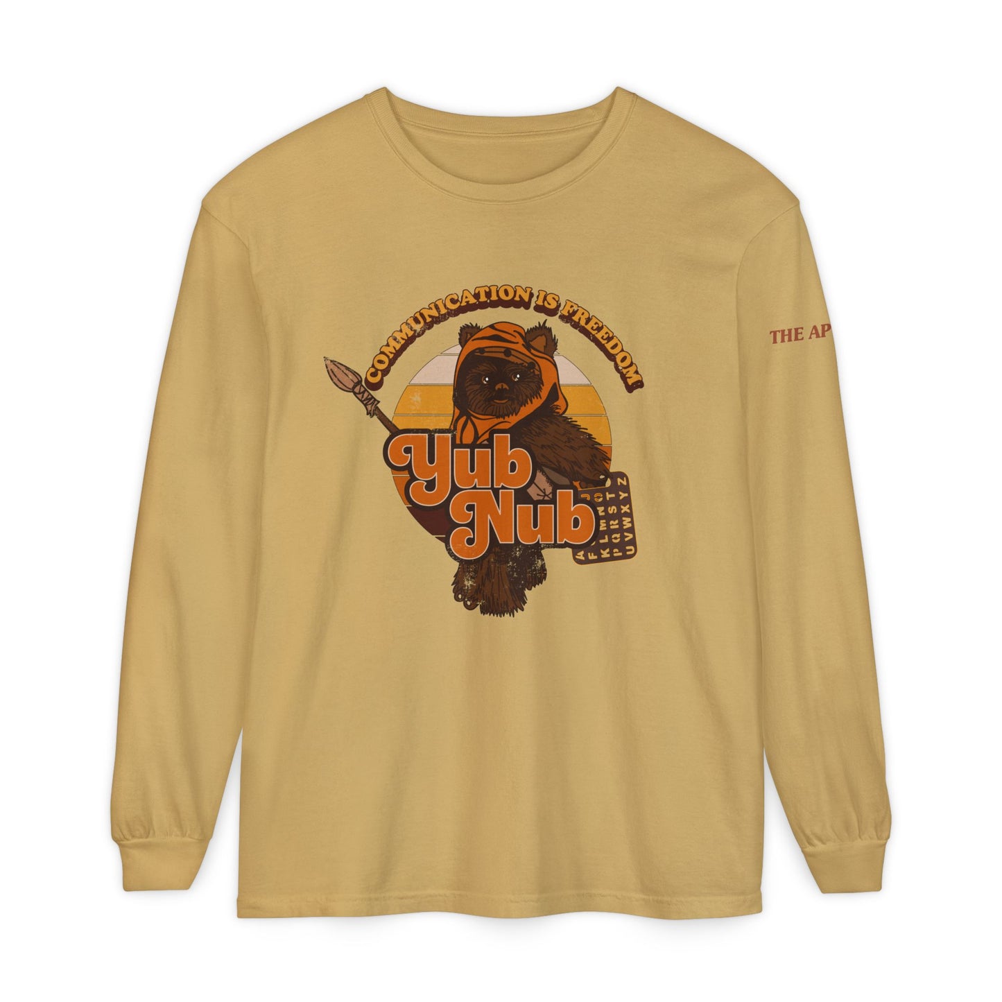 Communication is Freedom - Yub Nub - S2C - Adult Unisex Garment-dyed Long Sleeve T-Shirt