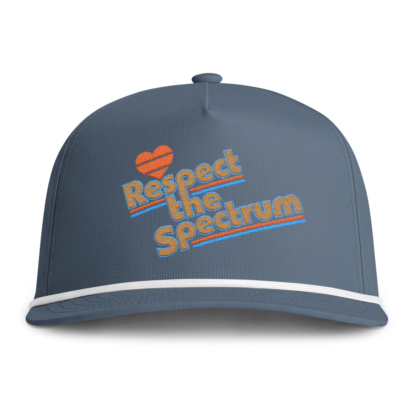 Repect The Spectrum - Embroidered Sunwashed Rope Cap