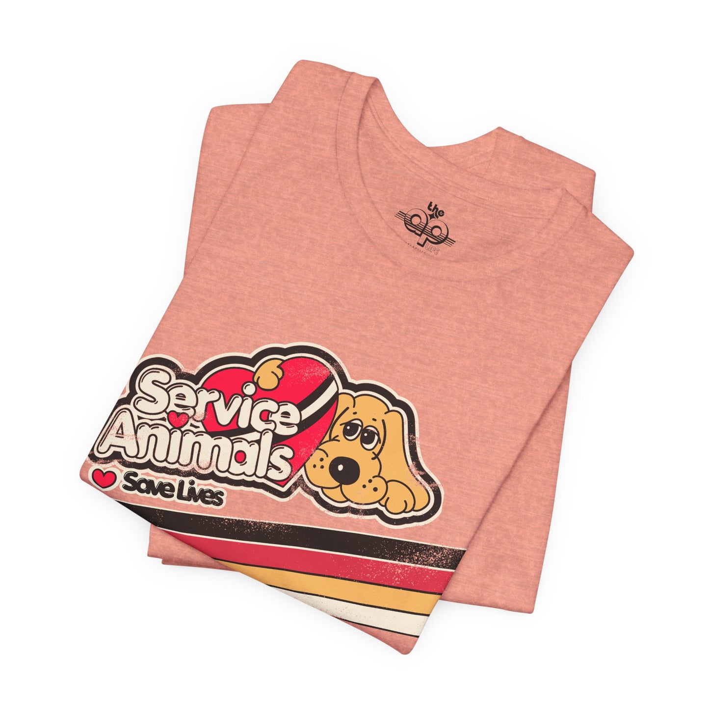 Service Animals Save Lives - Adult Unisex Jersey Short Sleeve Tee