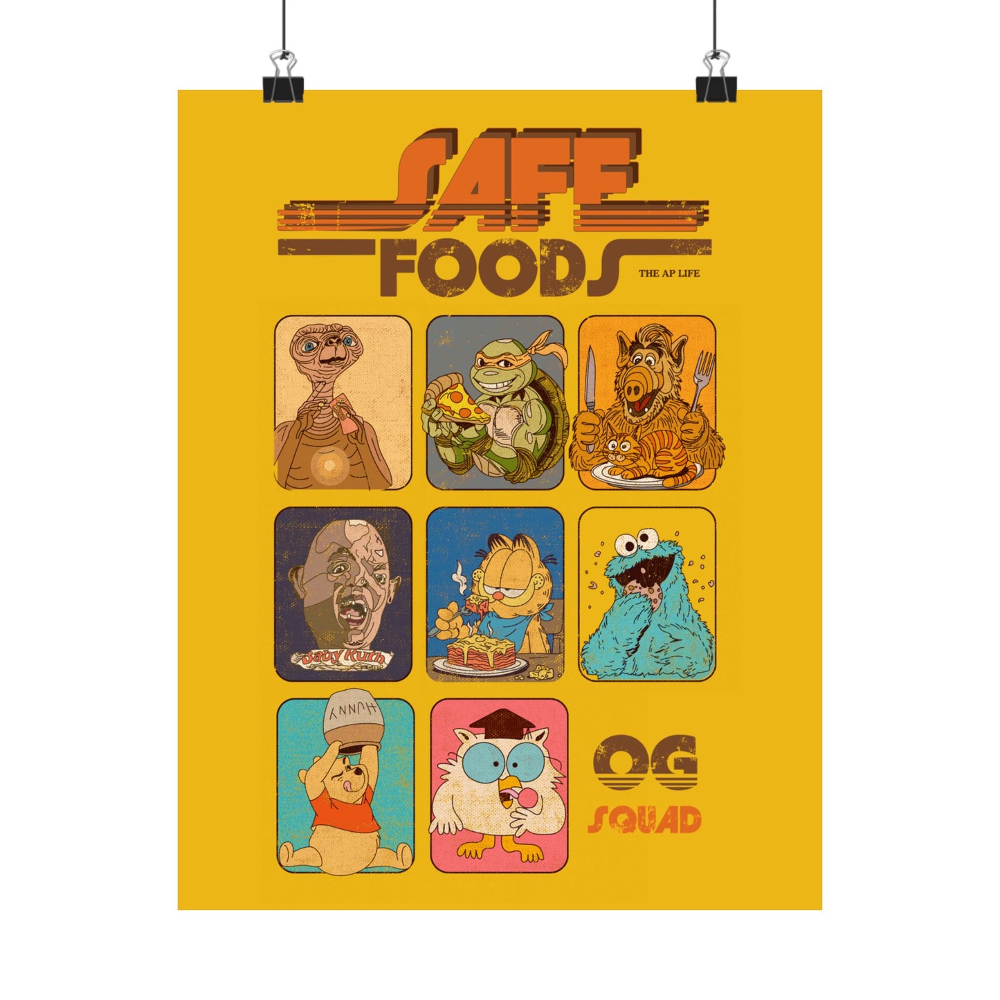 Safe Foods OG Squad - Matte Vertical Posters
