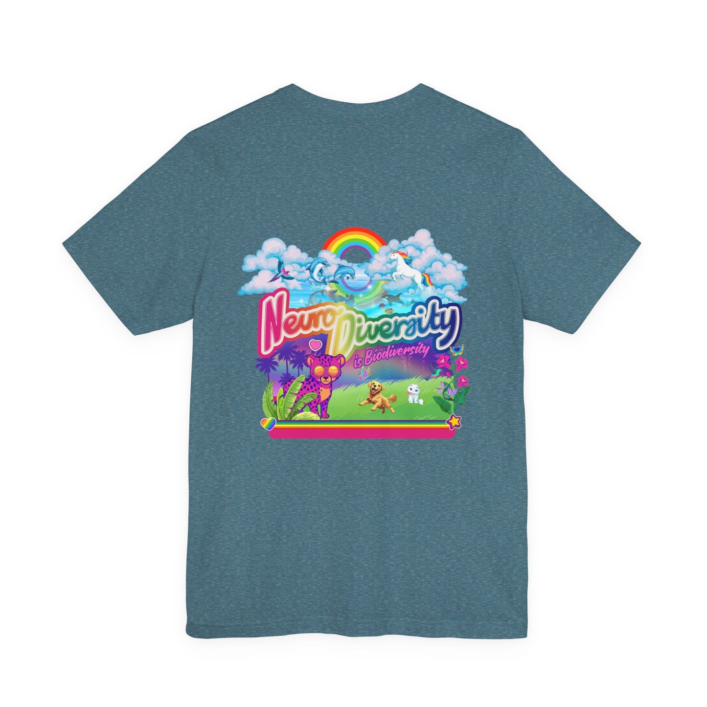 Neurodiversity is Biodiversity - Adult Unisex Jersey Short Sleeve Tee