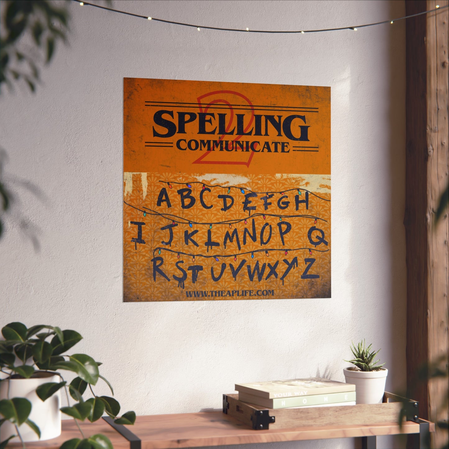 Spelling to Communicate - S2C - Fine Art Poster
