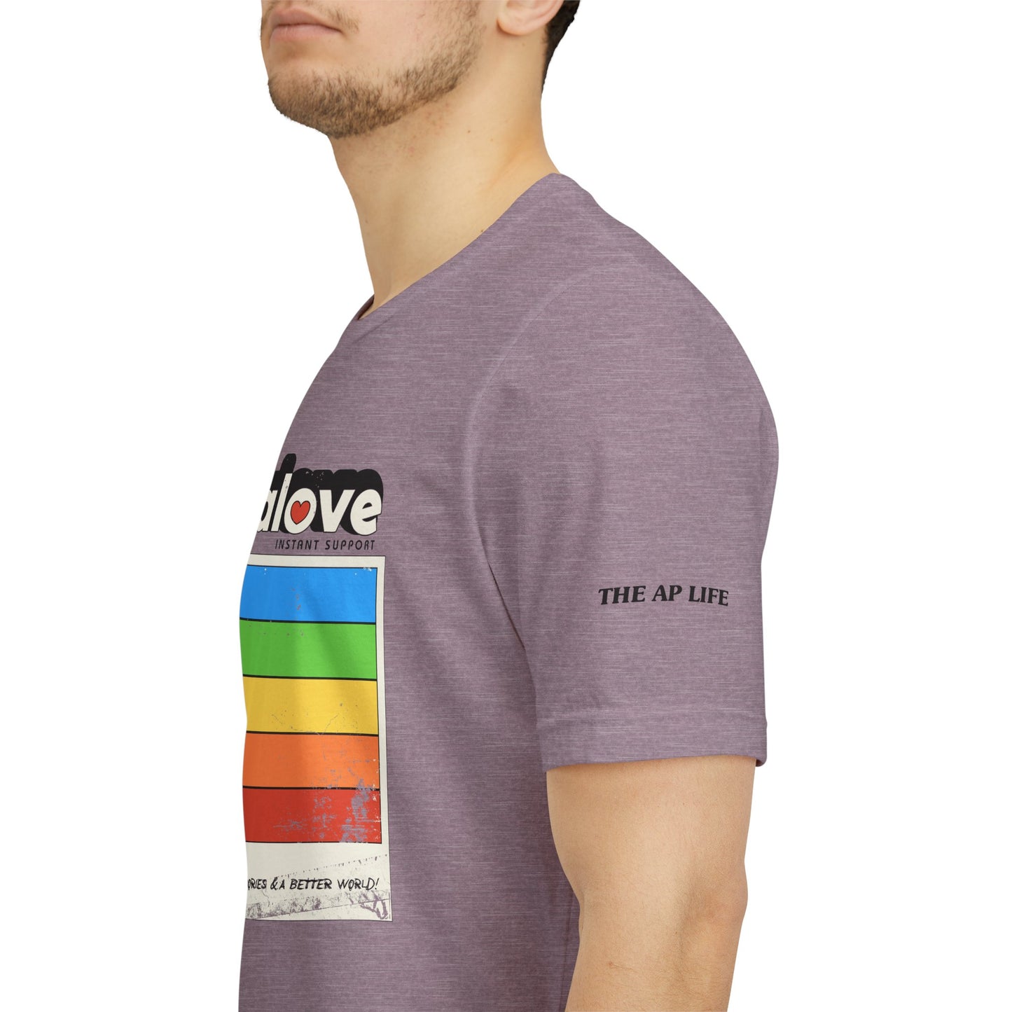 Para Love - Instant Support - Adult Unisex Jersey Short Sleeve Tee