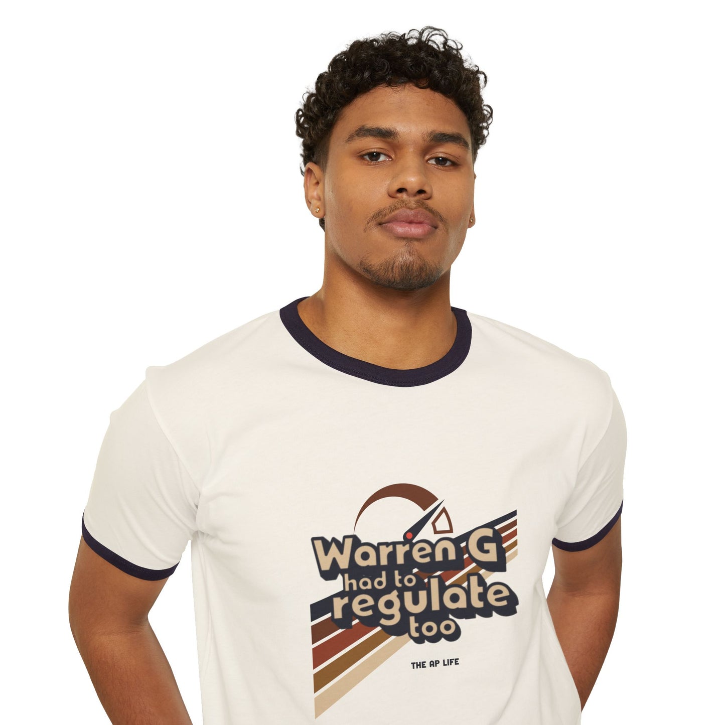 Warren G Had To Regulate Too - Print on Demand - Adult Unisex Ringer Tee