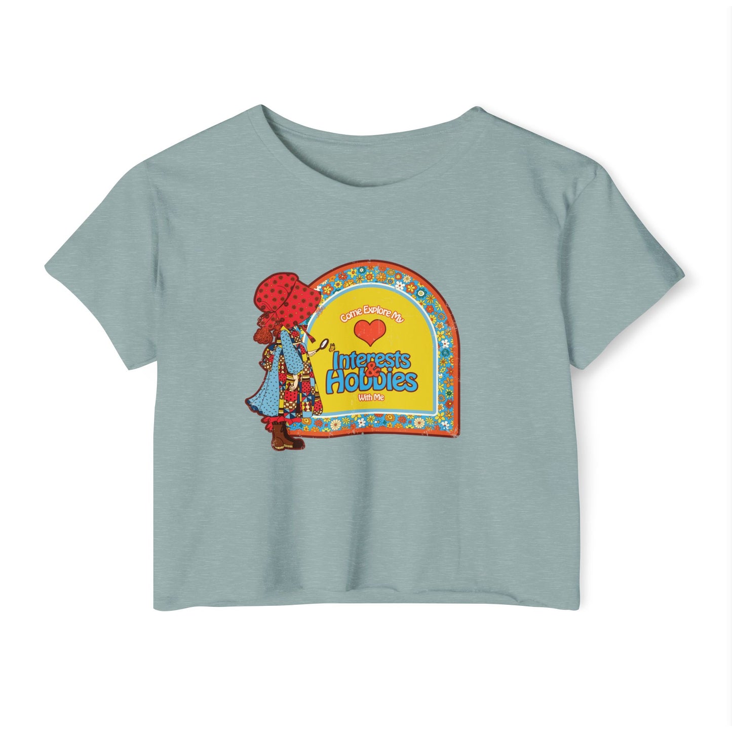 Come Explore my Interests & Hobbies with me - Women's Festival Cropped Tee