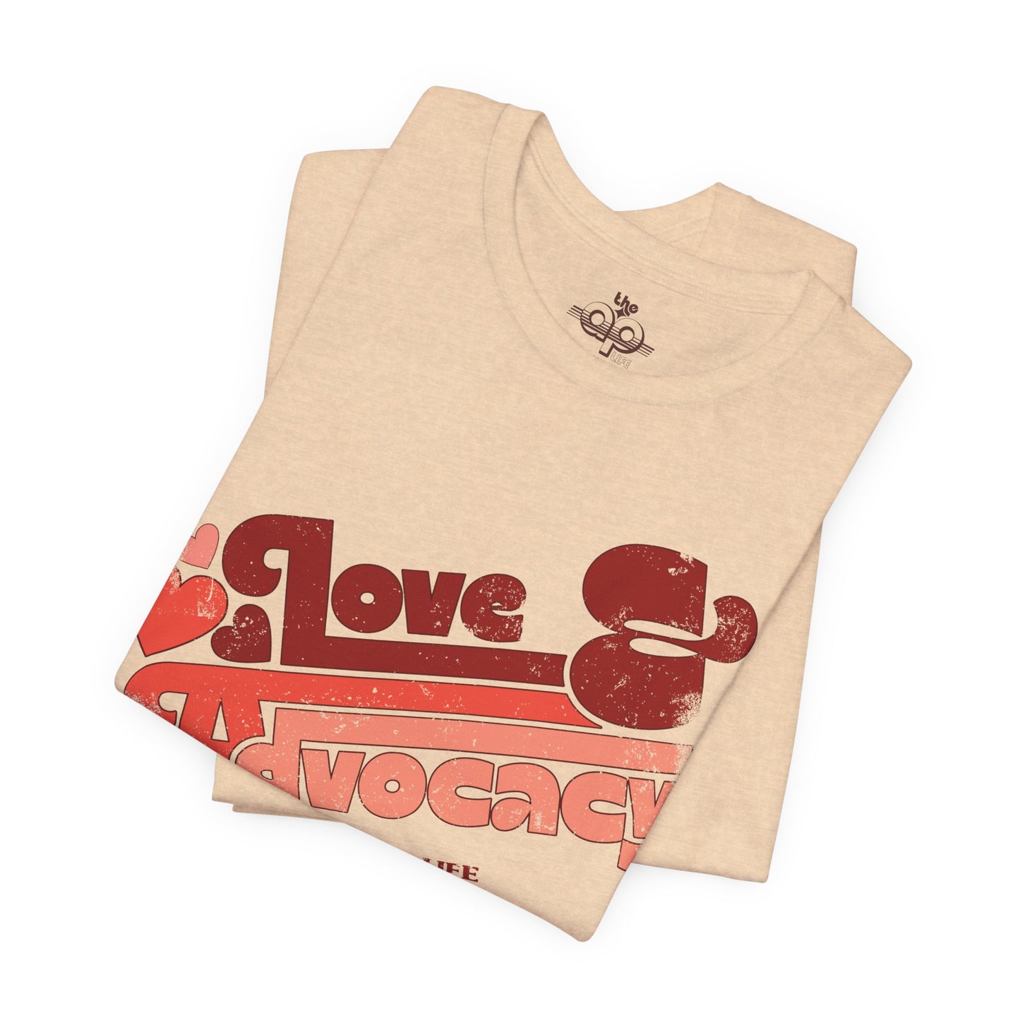 Love & Advocacy - Adult Unisex Jersey Short Sleeve Tee