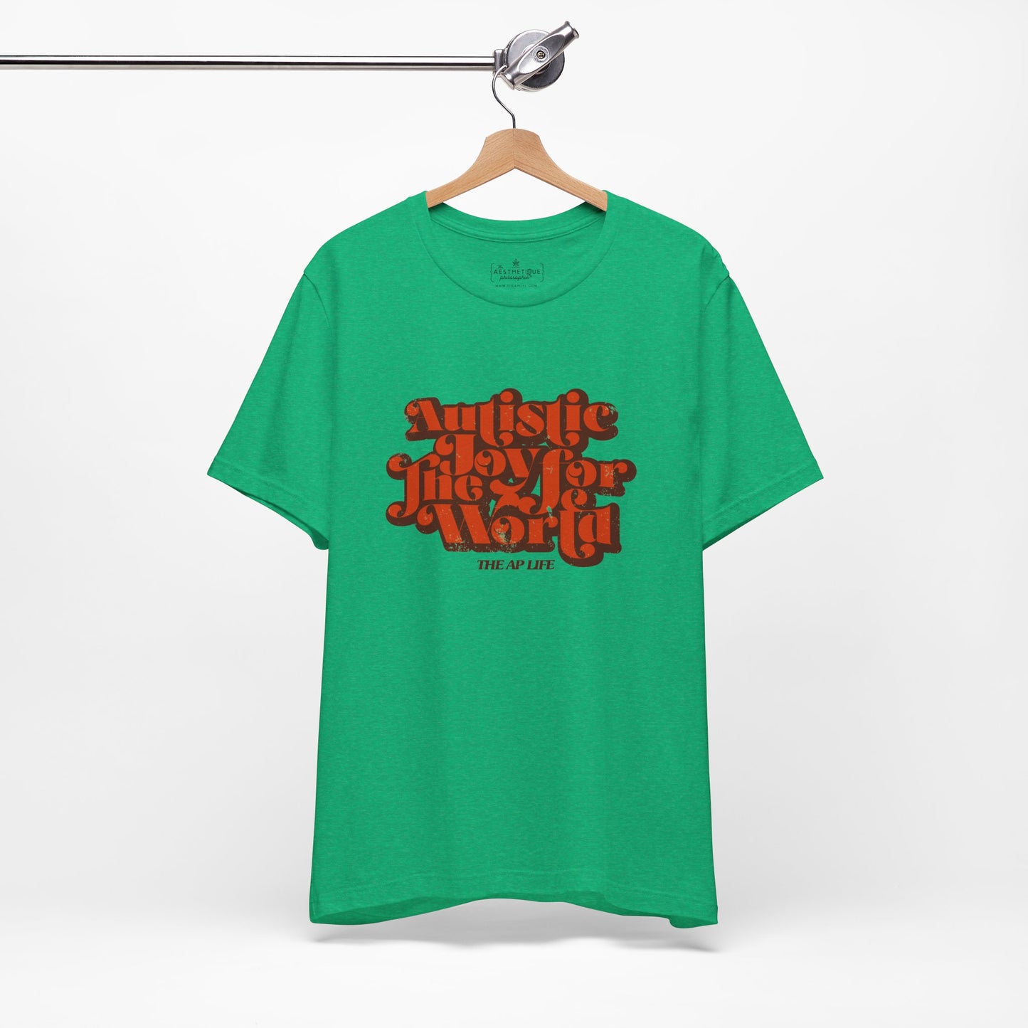 Autistic Joy for the World - Seasonal Style - Unisex Jersey Short Sleeve Tee