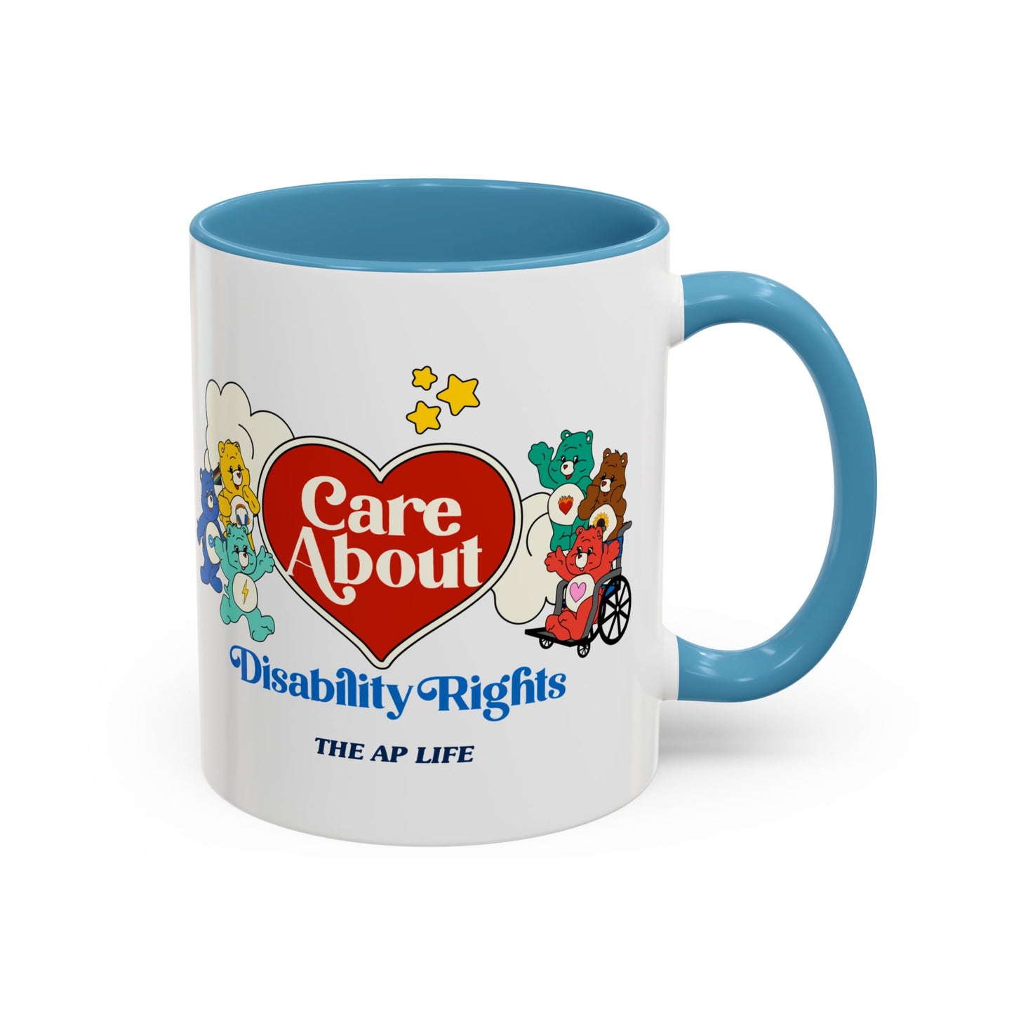 Care About Neurological Differences - Disability Rights - Accent Coffee Mug (11, 15oz)