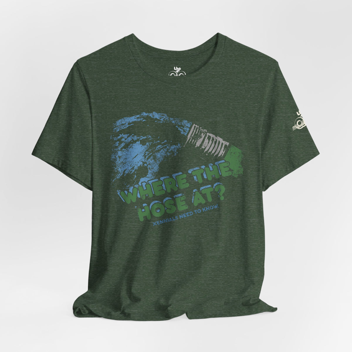 Where the Hose At? Xennials Need to Know - Adult Unisex Jersey Short Sleeve Tee