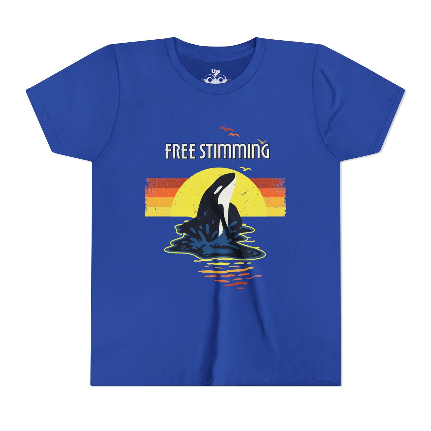 Free Stimming - Orca - Youth Unisex Short Sleeve Tee