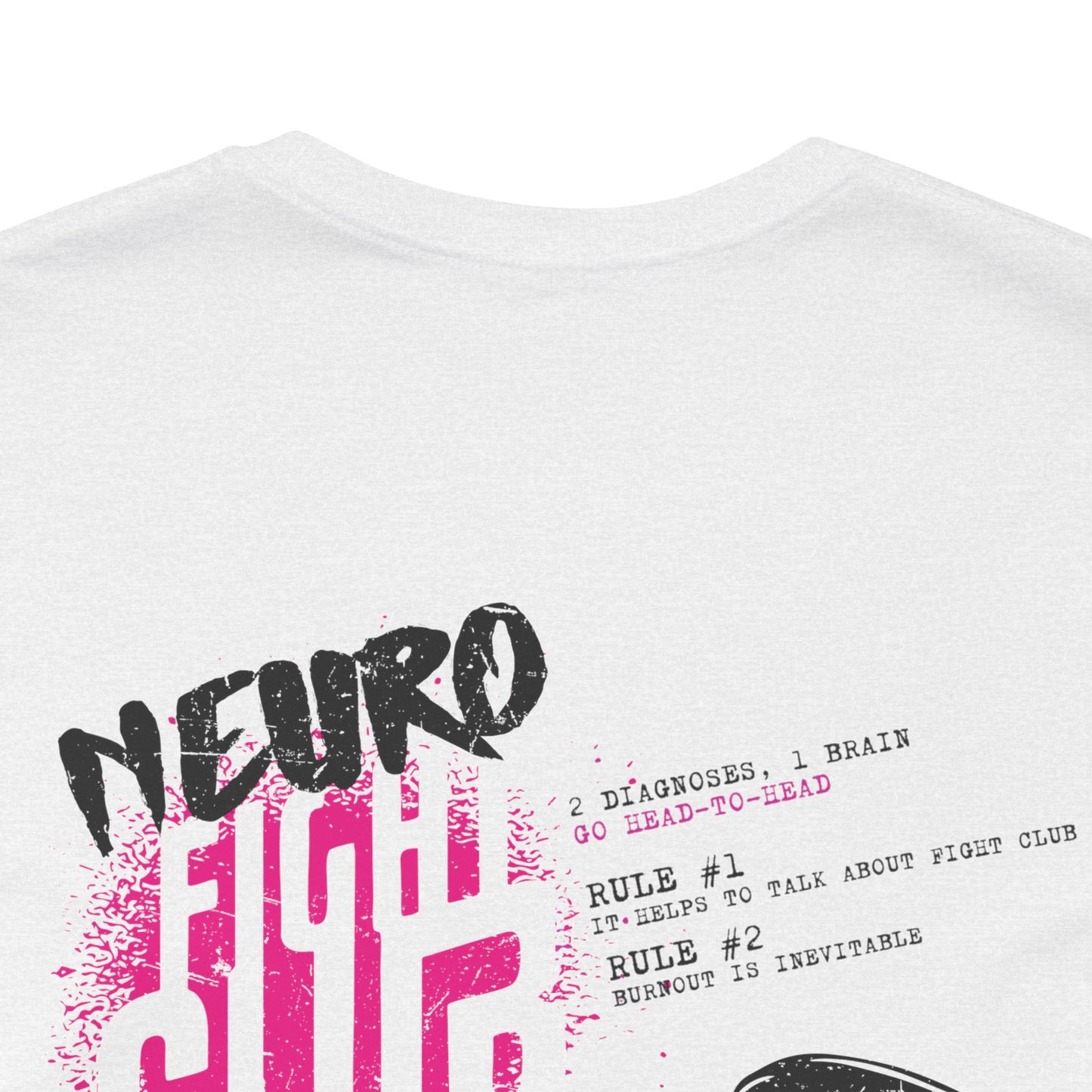 Neuro Fight Club - AuDHD - Patrick Casale - Adult Unisex Jersey Tee (Ships Internationally)