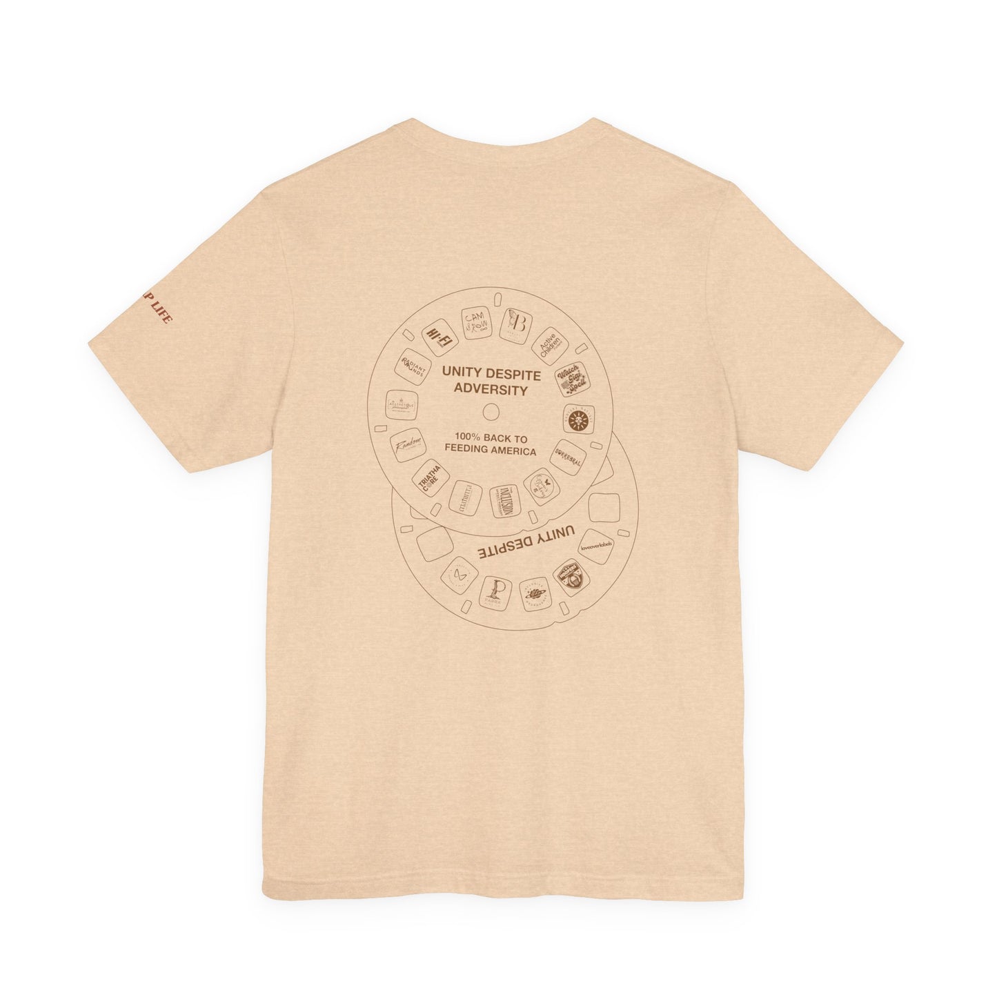 Unity Despite Adversity - Feeding America Fundraiser Tee - Unisex Jersey Short Sleeve Tee