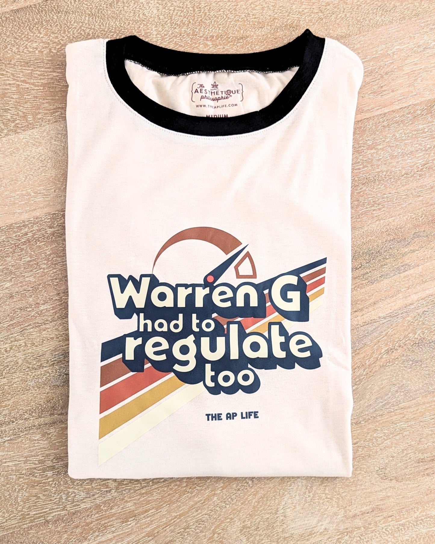 Warren G Had To Regulate Too Unisex Ringer Tee