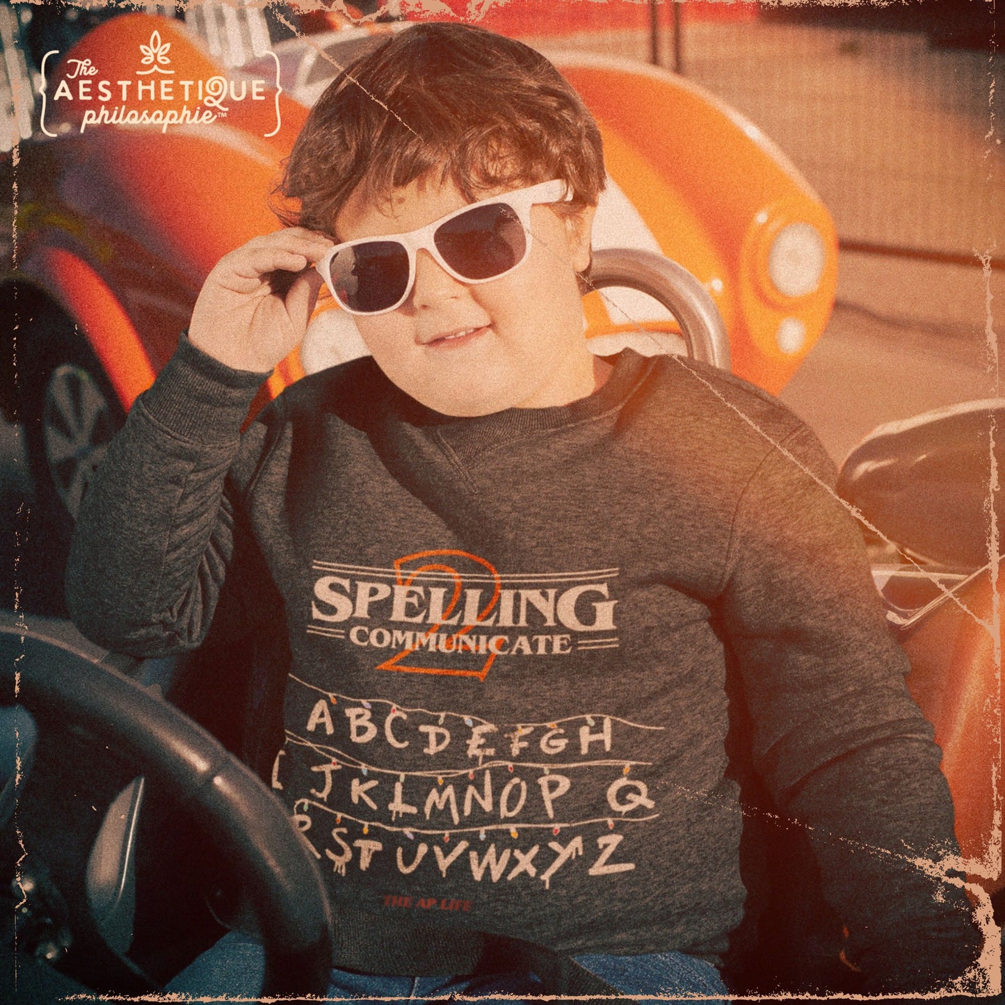 Spelling to Communicate - S2C - Youth Unisex Crewneck Sweatshirt