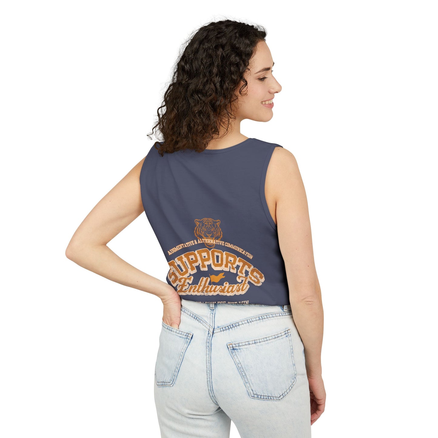 AAC Supports Team Enthusiast - Communication for the Win - Adult Unisex Tank Top