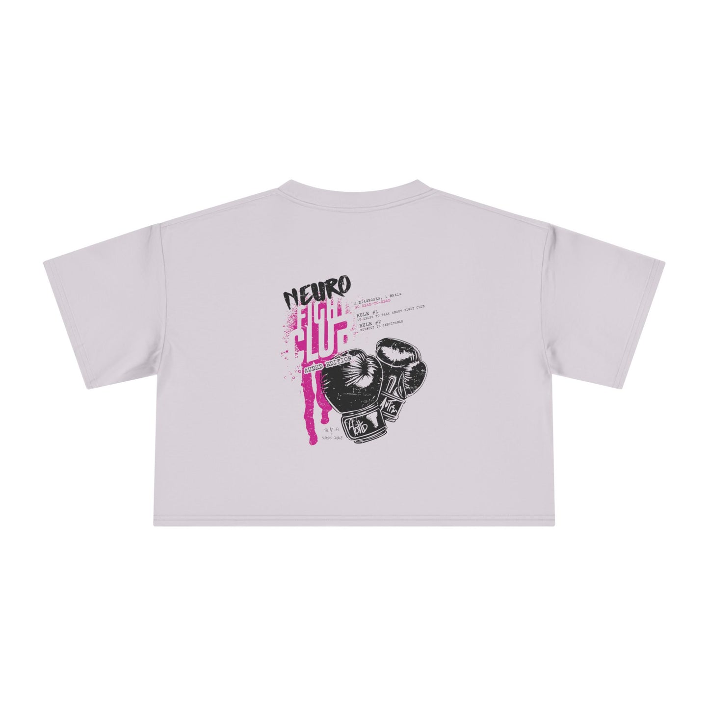 Neuro Fight Club - Autism Vs. ADHD - Patrick Casale Collab - Women's Crop Top Tee