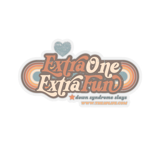 Extra One, Extra Fun DS Awareness Kiss-Cut Sticker