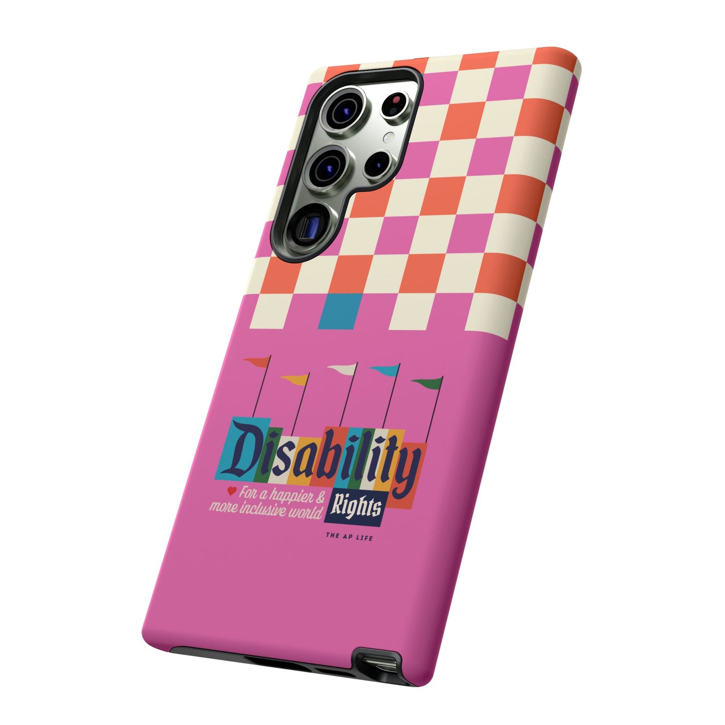 Disability Rights for a Happier & More Inclusive World - Android Phone Case for Google Pixel & Samsung Phones