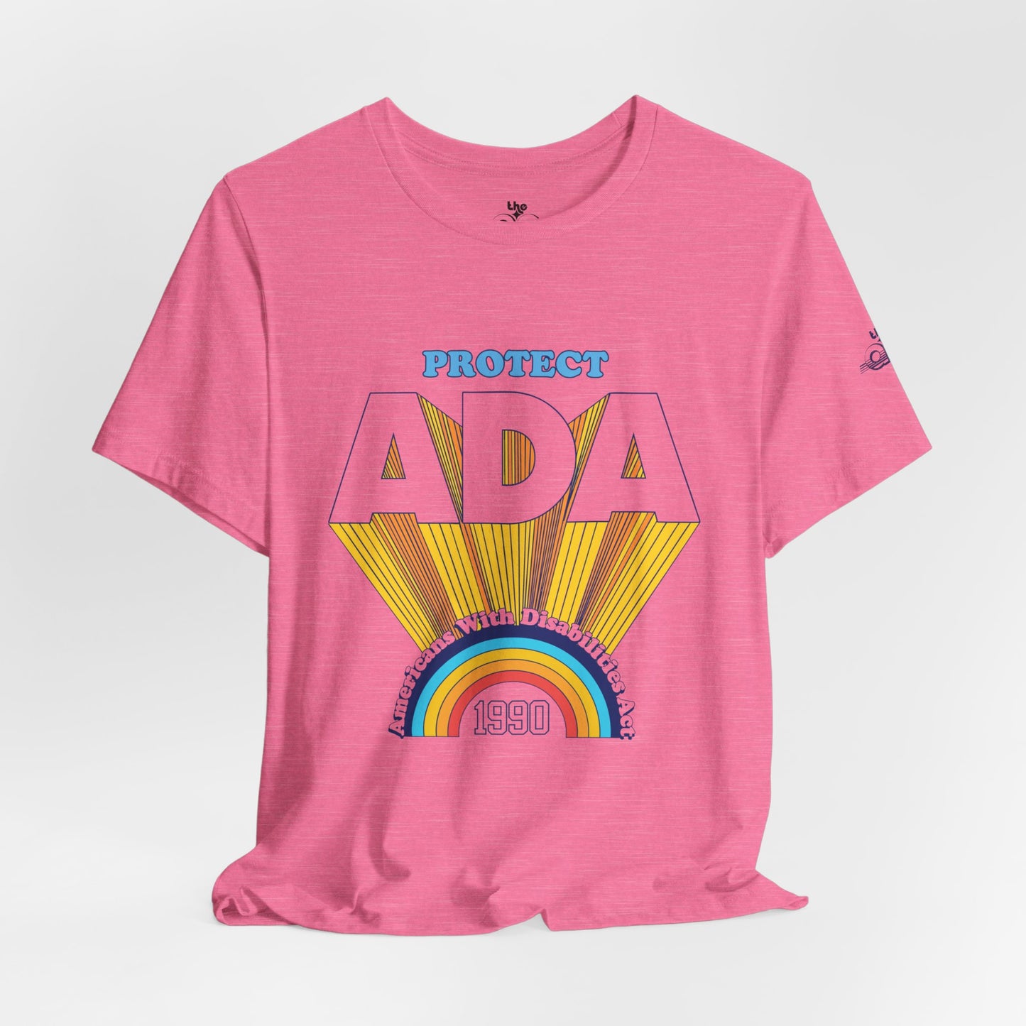Protect ADA - Americans With Disabilities Act 1990 - Adult Unisex Jersey Short Sleeve Tee