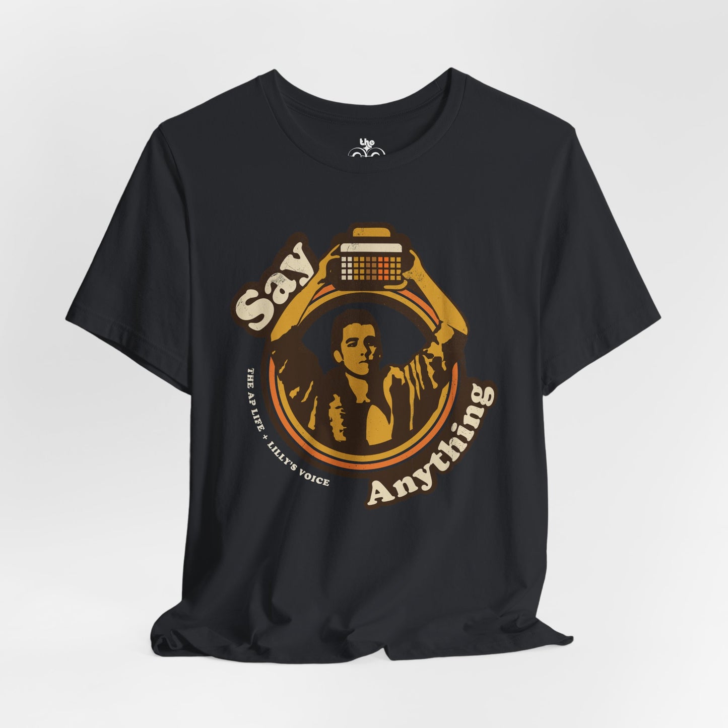 Say Anything AAC - Lilly's Voice Collab - Adult Unisex Jersey Short Sleeve Tee