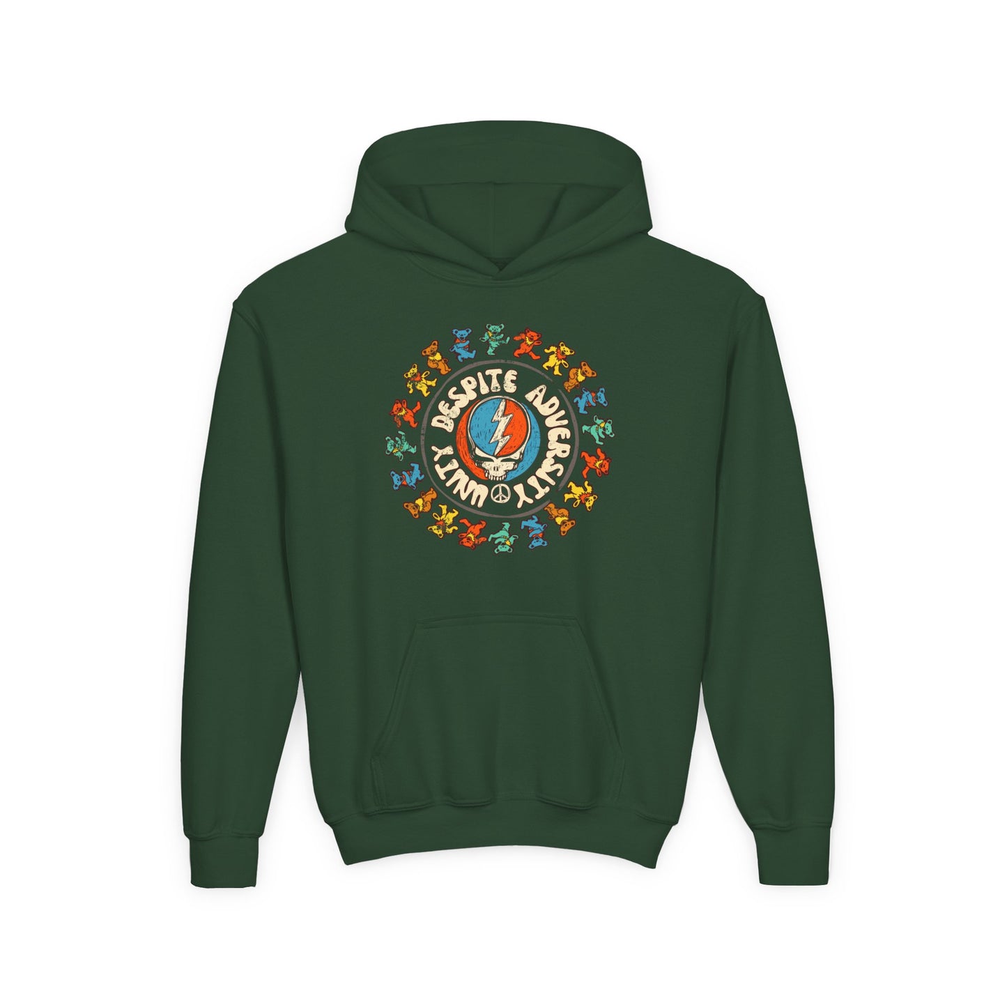 Unity Despite Adversity - Youth Heavy Blend Hooded Sweatshirt