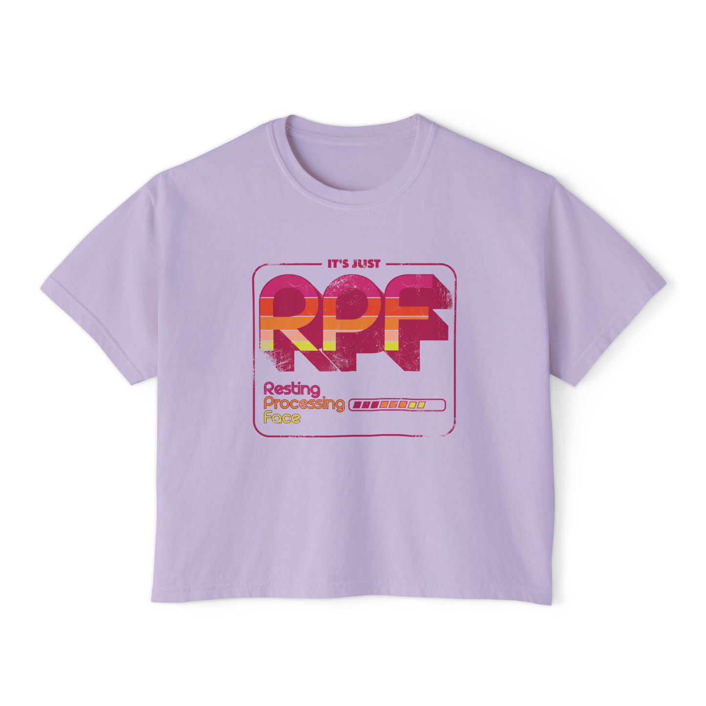It's Just RPF - Resting Process Face - Women's Boxy Tee
