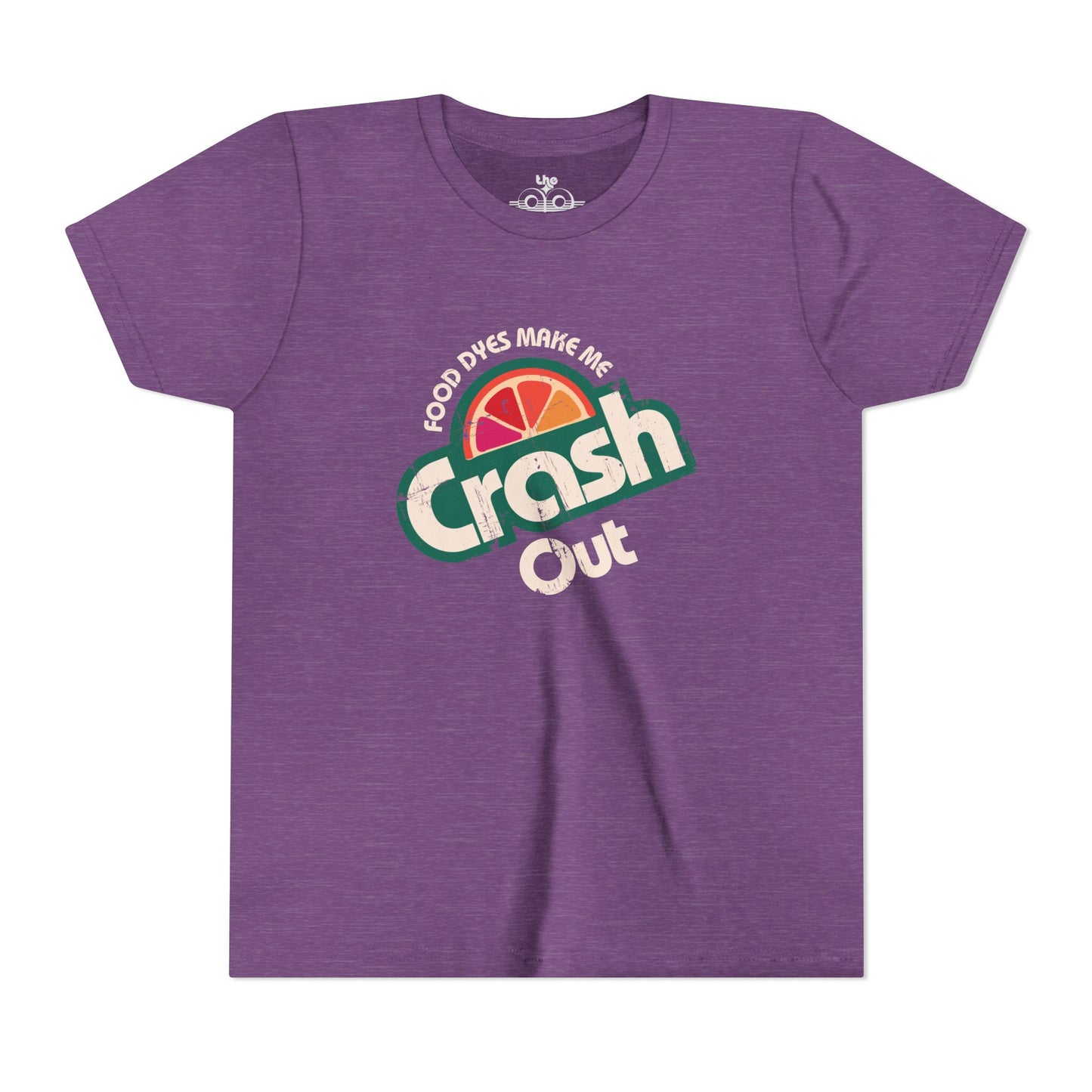 Food Dyes Make Me Crash Out - Unisex Youth Short Sleeve Tee
