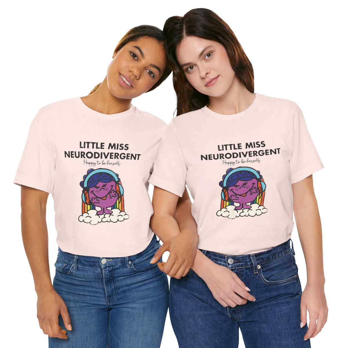 Little Miss Neurodivergent -Adult Unisex Jersey Short Sleeve Tee