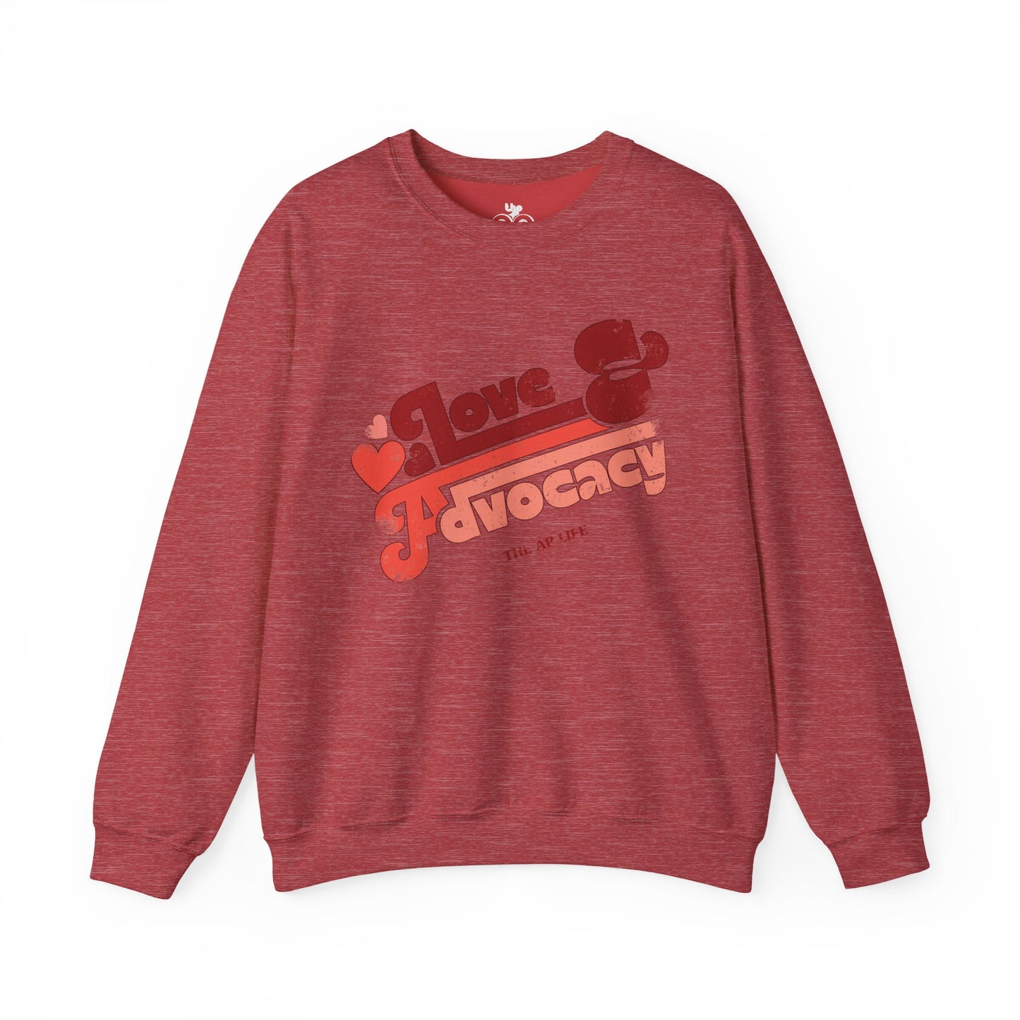 Love & Advocacy - Adult Unisex Heavy Blend™ Crewneck Sweatshirt