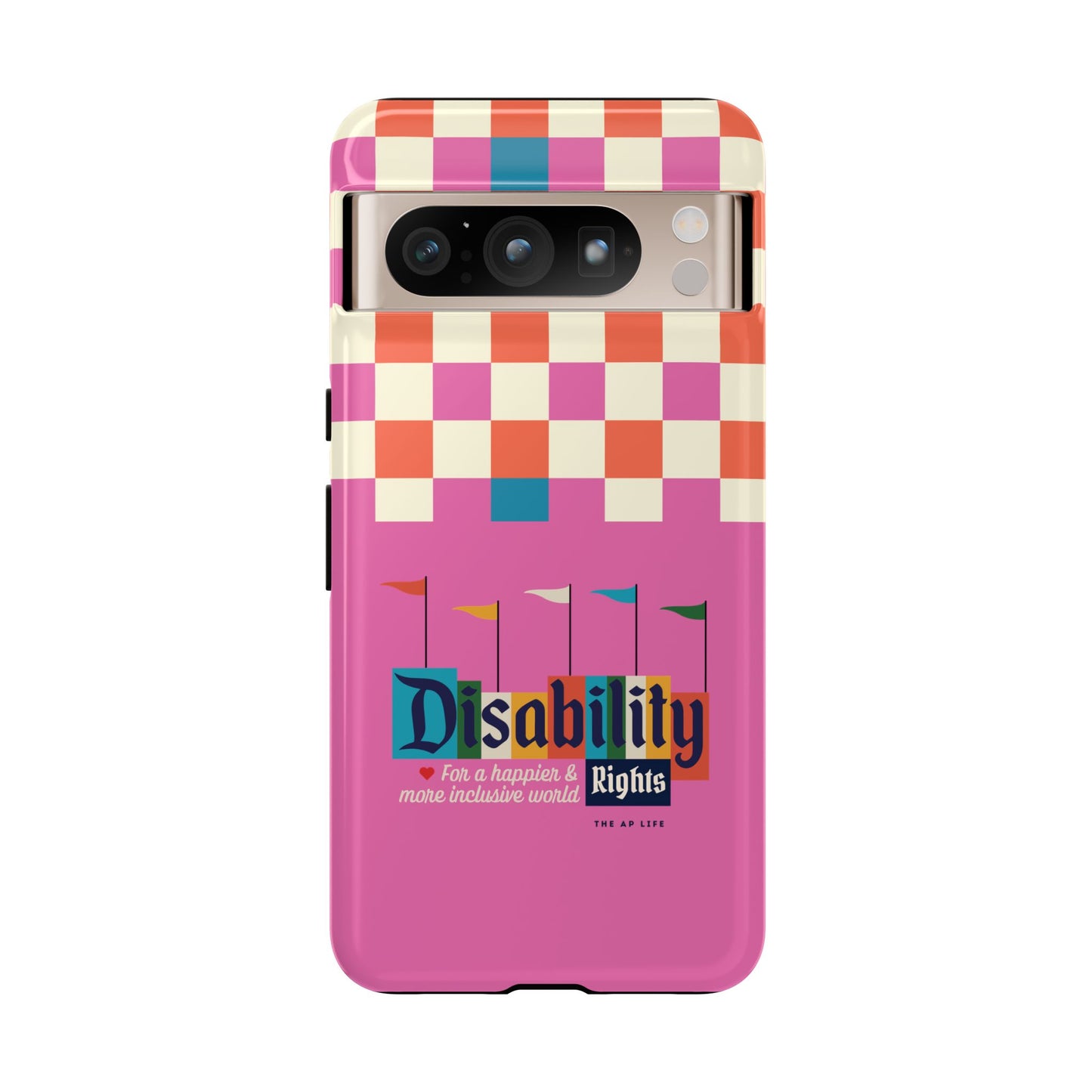 Disability Rights for a Happier & More Inclusive World - Android Phone Case for Google Pixel & Samsung Phones