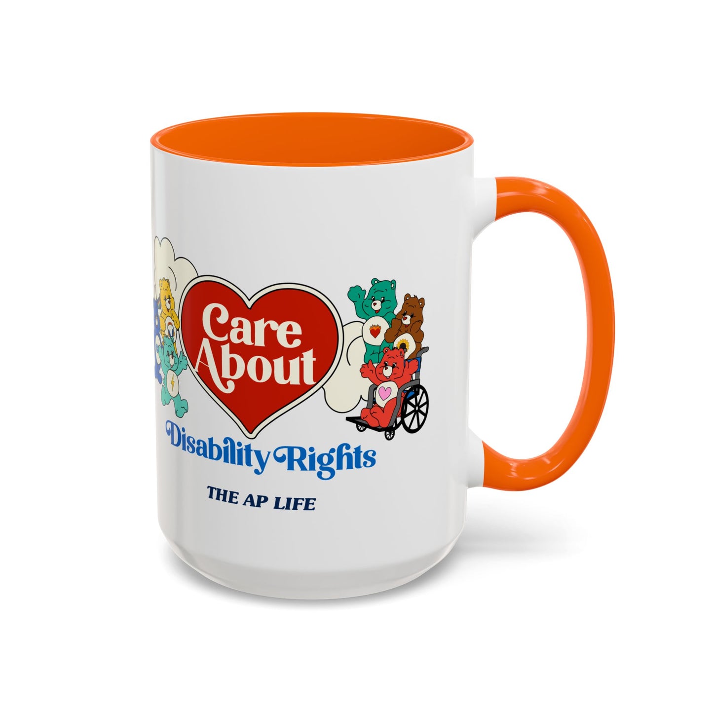 Care About Physical Disabilities - Disability Rights - Accent Coffee Mug (11, 15oz)