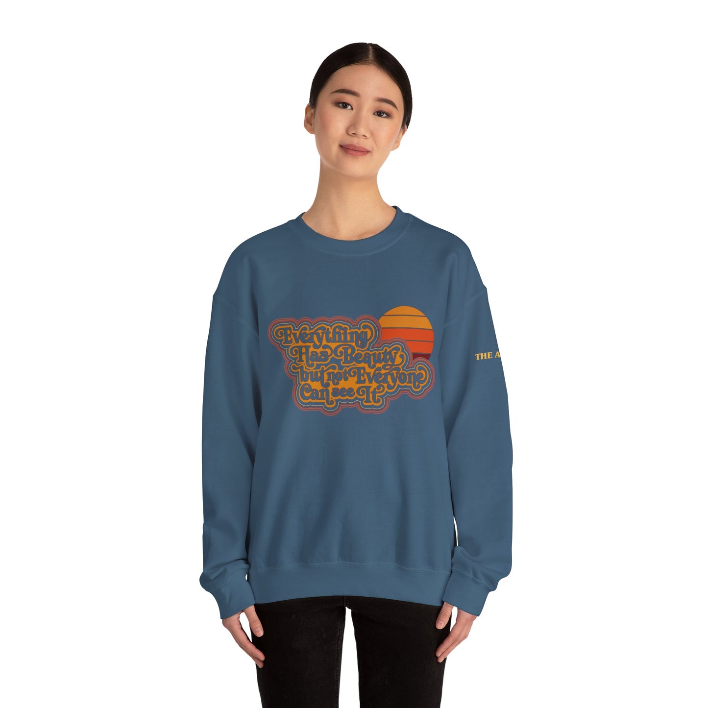 Everything has Beauty but not Everyone can see it - Confucius - Unisex Heavy Blend™ Crewneck Sweatshirt