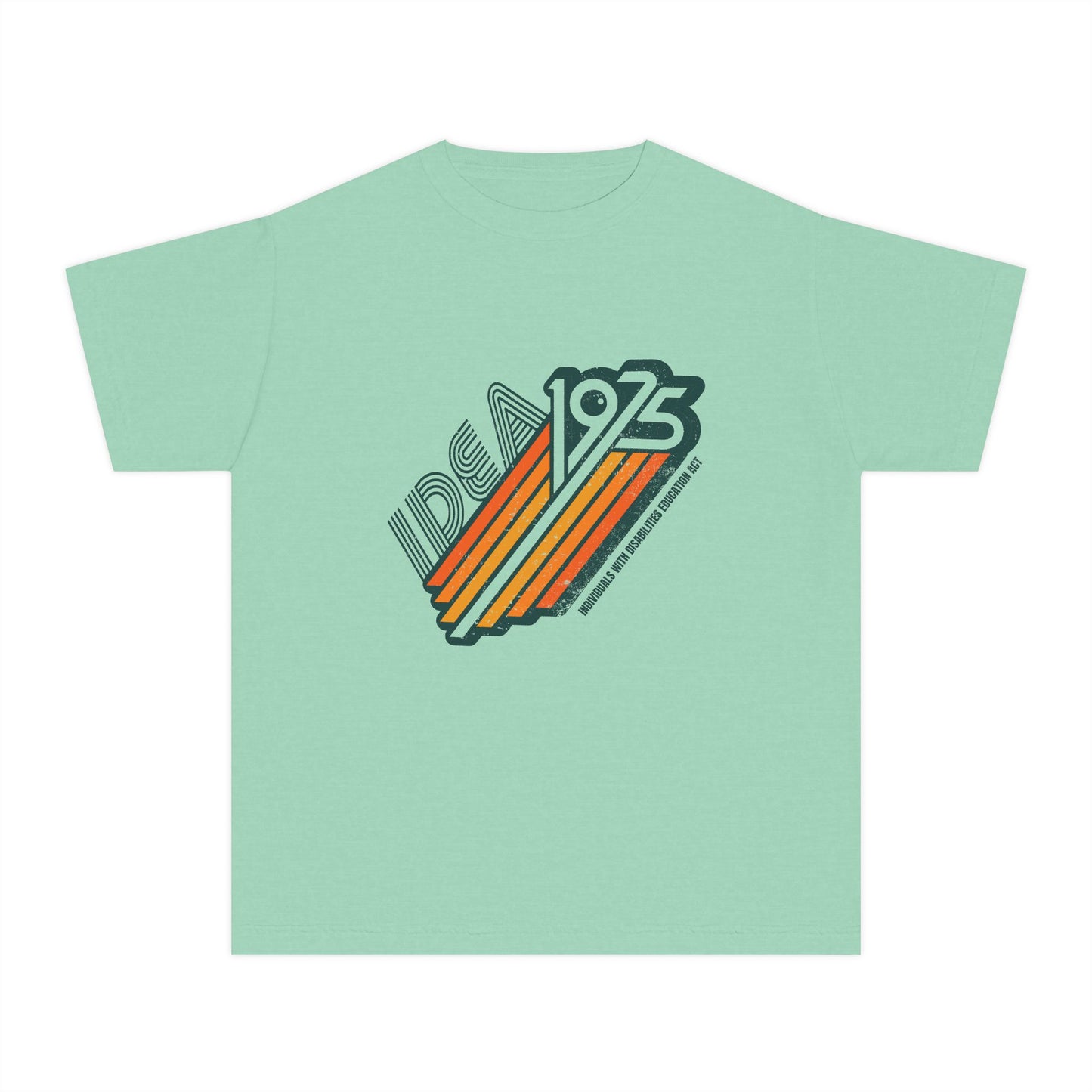 IDEA - 1975 - Individuals with Disabilities Education Act - Youth Unisex Midweight Tee