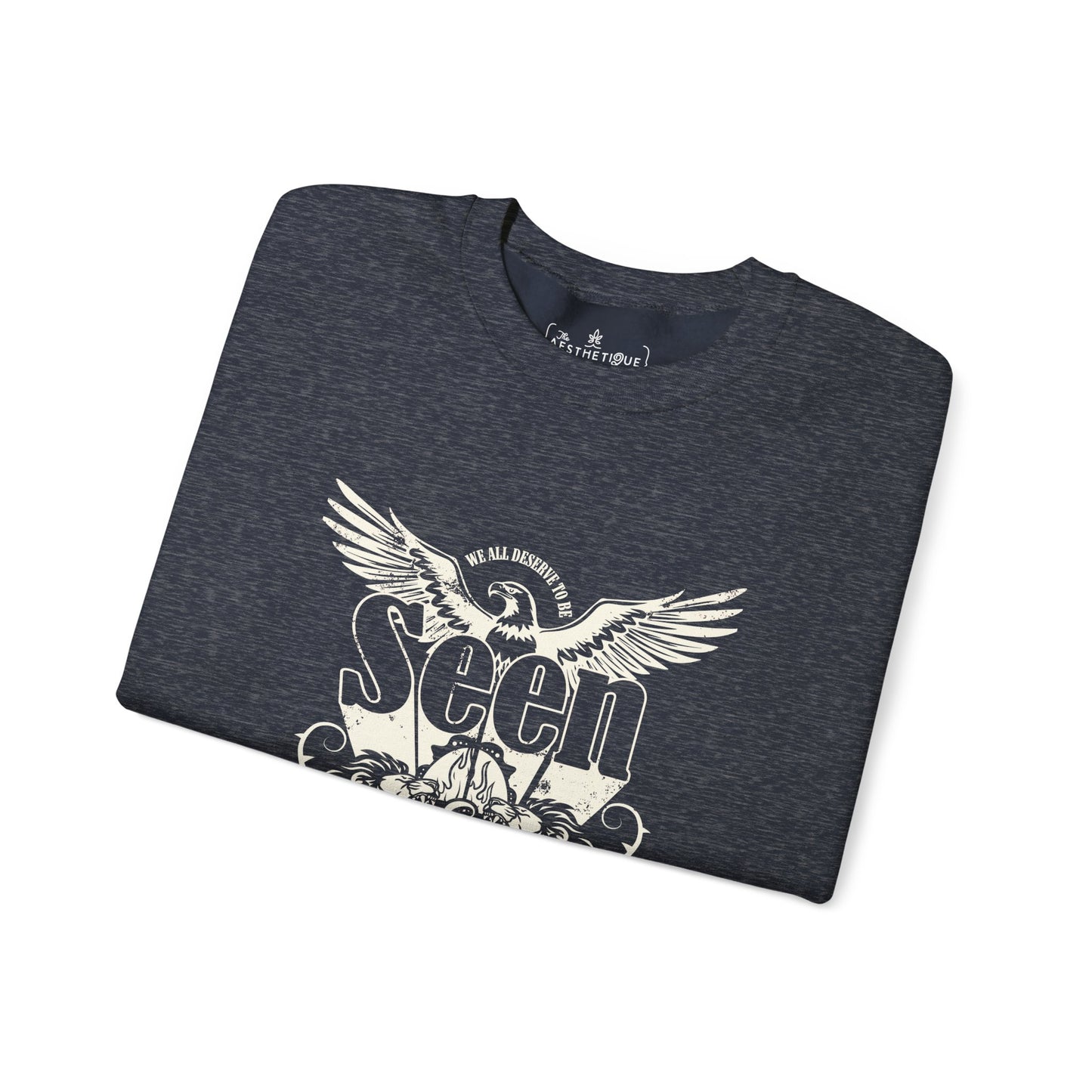 We All Deserve to be Seen & Heard - Adult Unisex Heavy Blend™ Crewneck Sweatshirt
