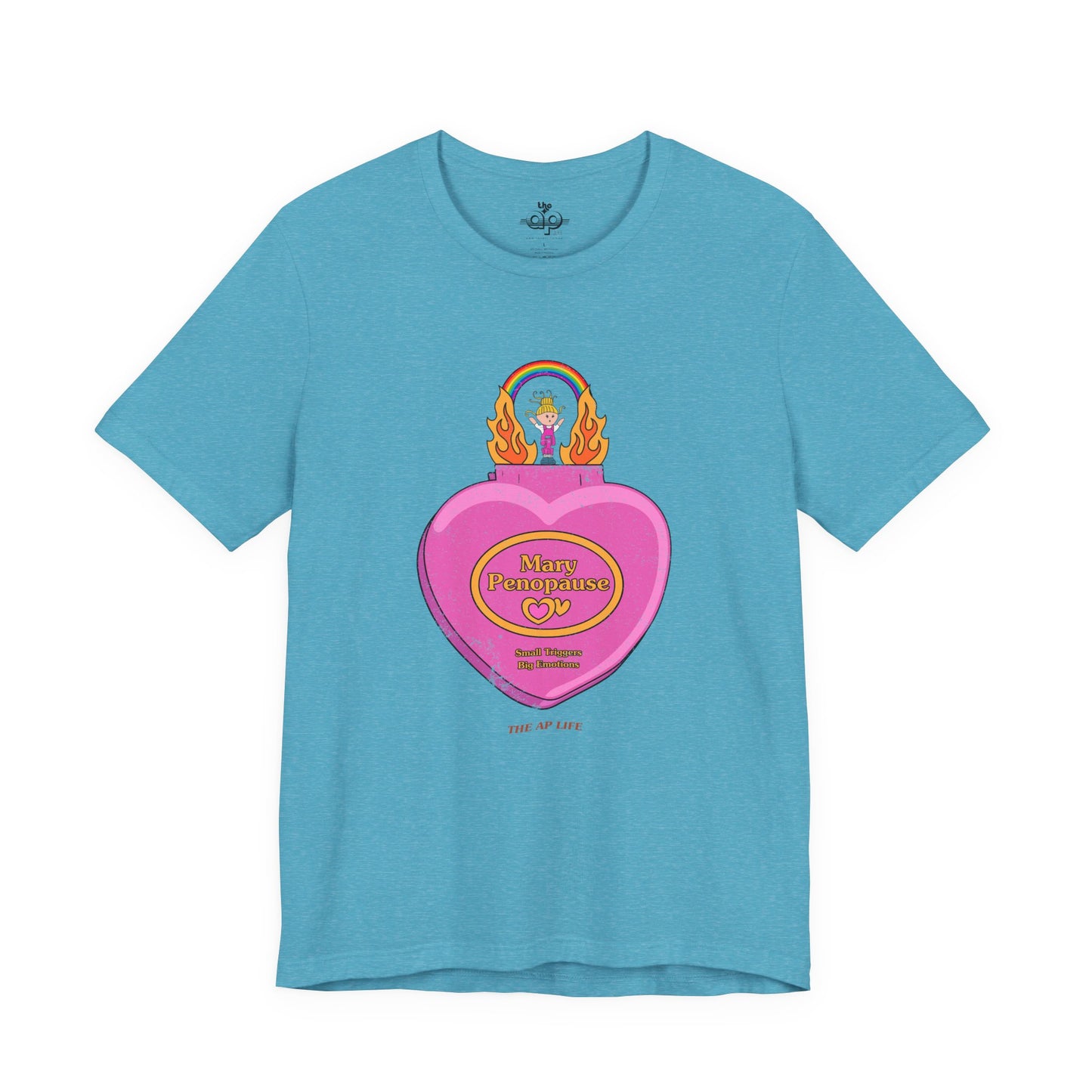 Mary Penopause - Small Triggers, Big Emotions - Adult Unisex Jersey Short Sleeve Tee