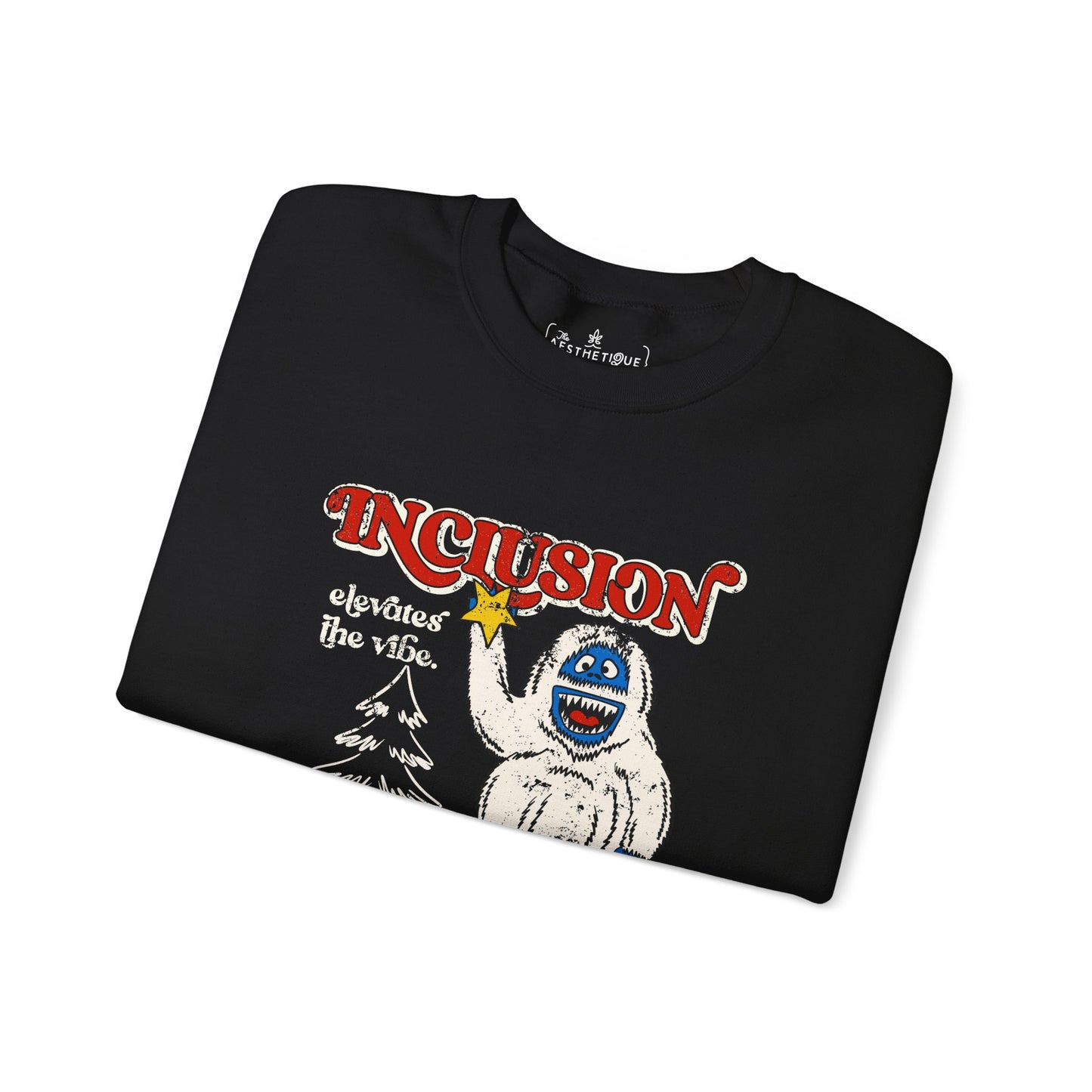 Inclusion Elevates the Vibe - Bumble - Unisex Heavy Blend™ Crewneck Sweatshirt (Ships Internationally)