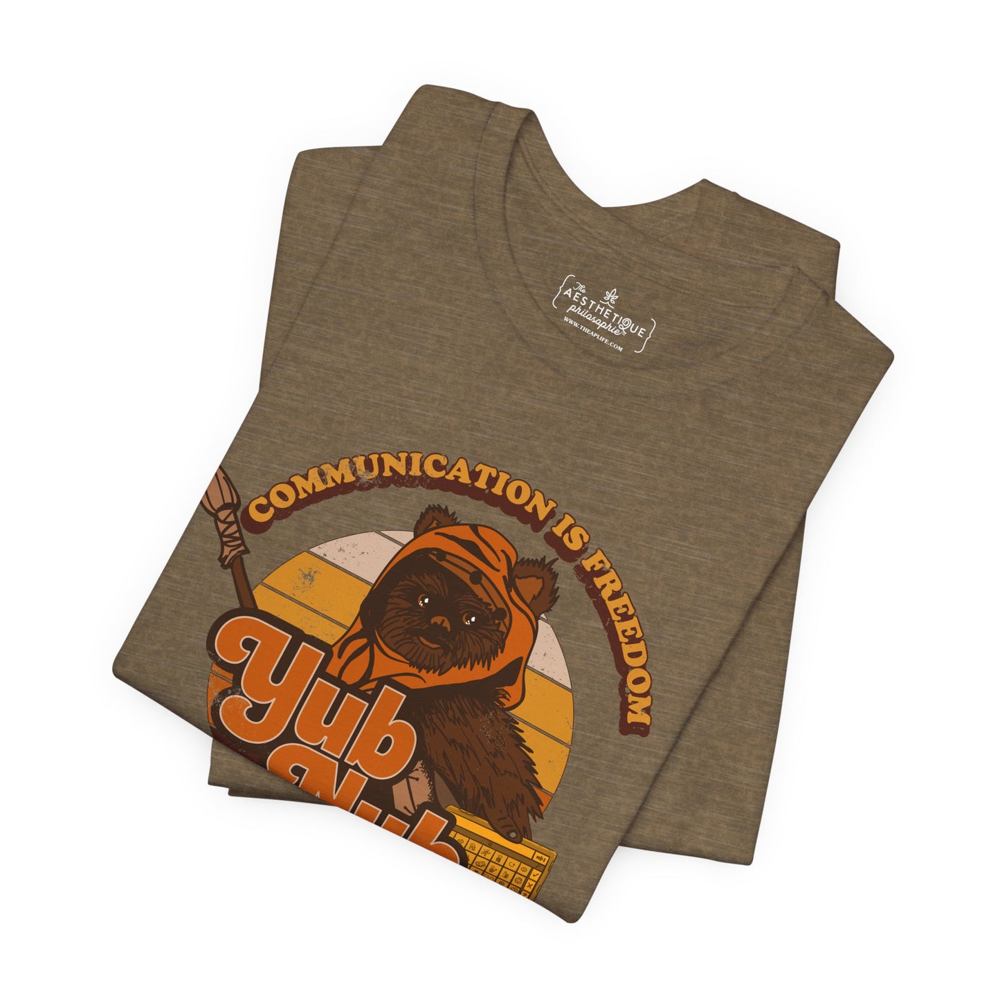 Communication is Freedom - Yub Nub - AAC - Unisex Jersey Short Sleeve Tee