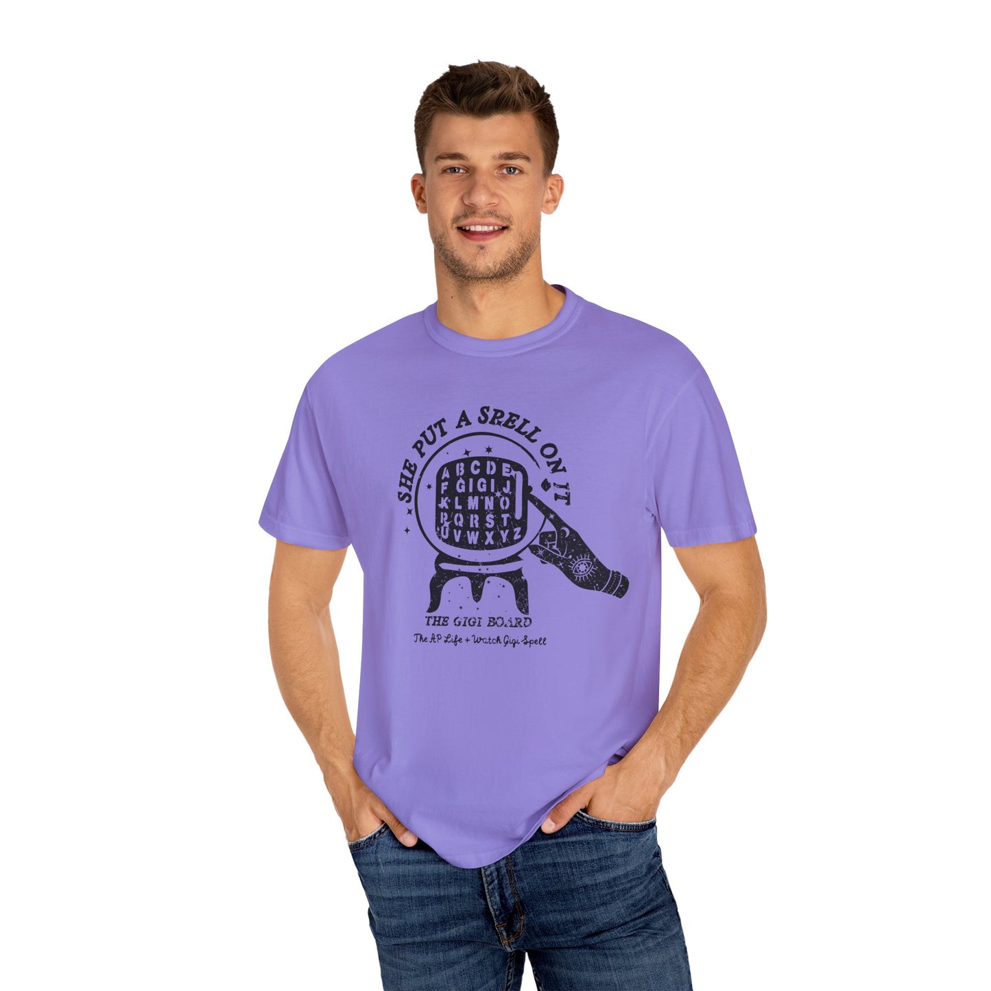 She Put a Spell on it - The Gigi Board - Adult Unisex Tee - Watch Gigi Spell Fundraiser