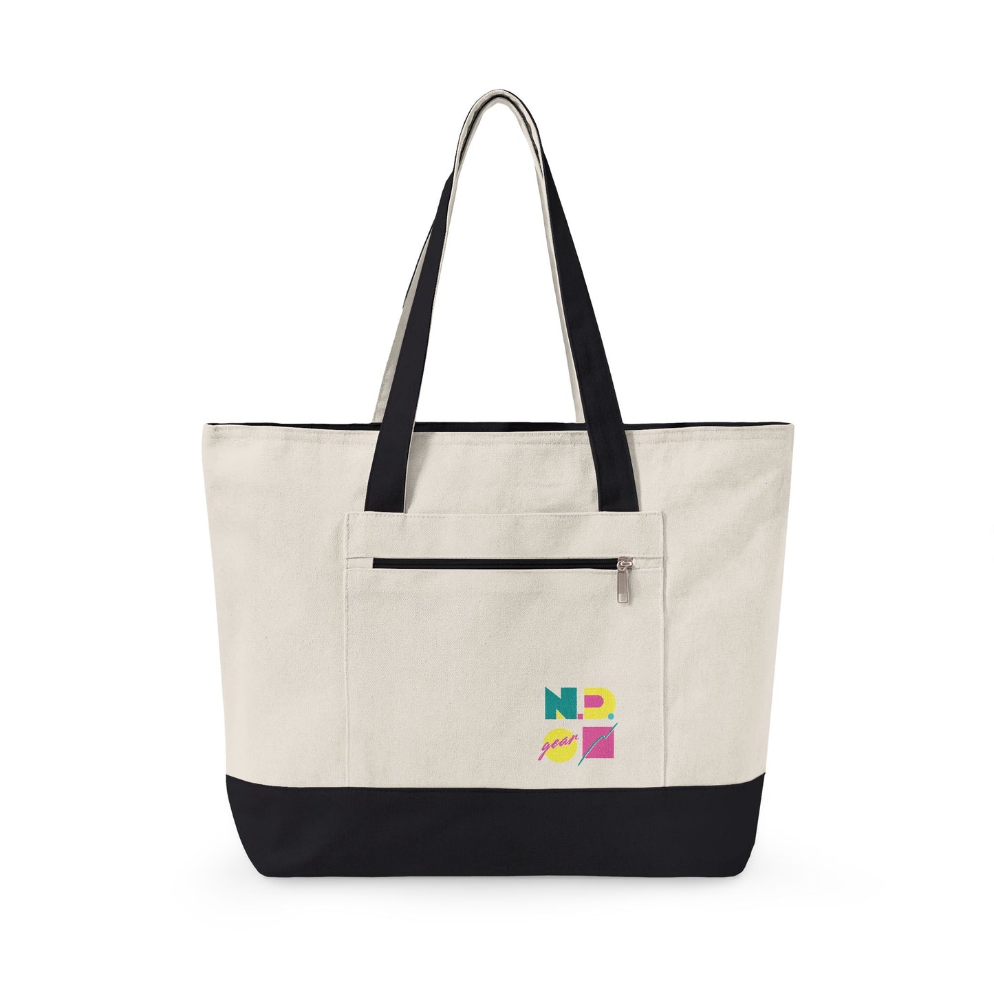 N.D. Gear - Fidgets, Snacks, Devices - Zippered Canvas Tote