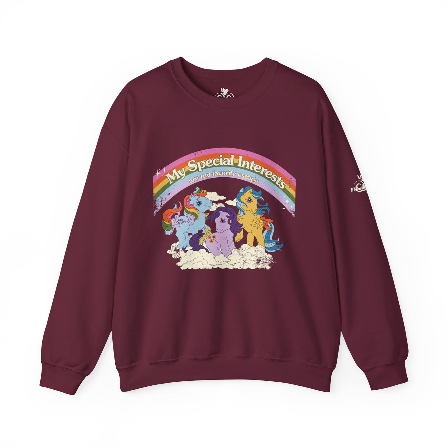 My Special Interests are my Favorite Escape - Adult Unisex Heavy Blend™ Crewneck Sweatshirt
