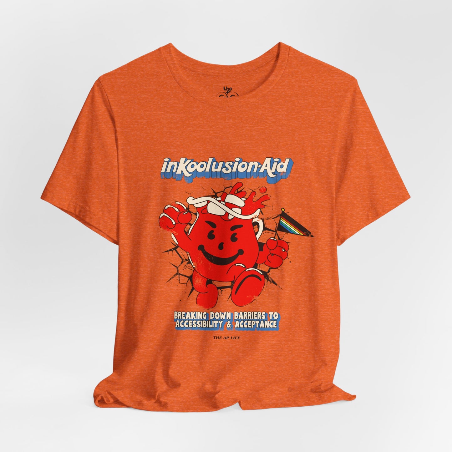 InKoolusion Aid - Breaking Down Barriers to Accessibility & Acceptance - Disability Rights - Adult Unisex Jersey Short Sleeve Tee