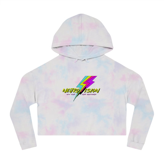 Neurovision - Match My Freq - Epilepsy Awareness Women's Cropped Hoodie