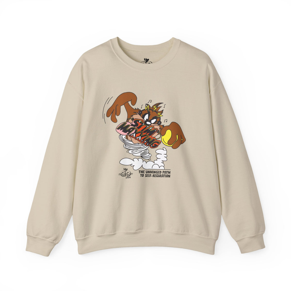 Stim-Maxxing - The Unhinged Path to Self-Regulation - Adult Unisex Heavy Blend™ Crewneck Sweatshirt