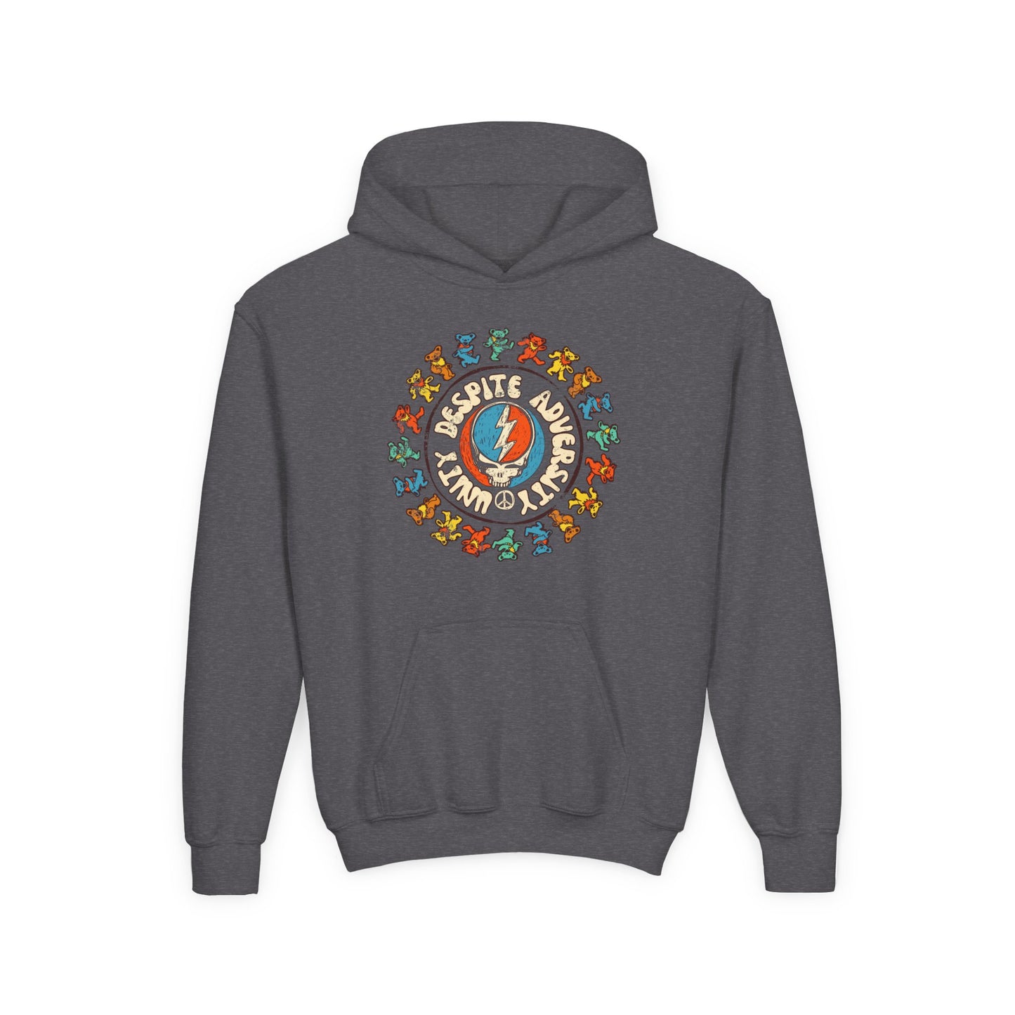 Unity Despite Adversity - Youth Heavy Blend Hooded Sweatshirt