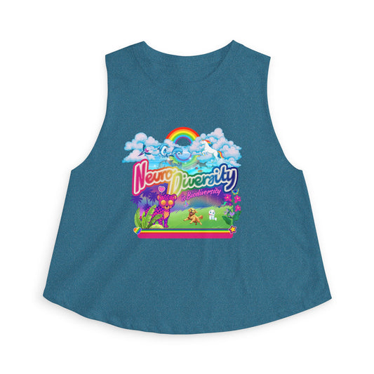 Neurodiversity is Biodiversity - Women's Crop Top