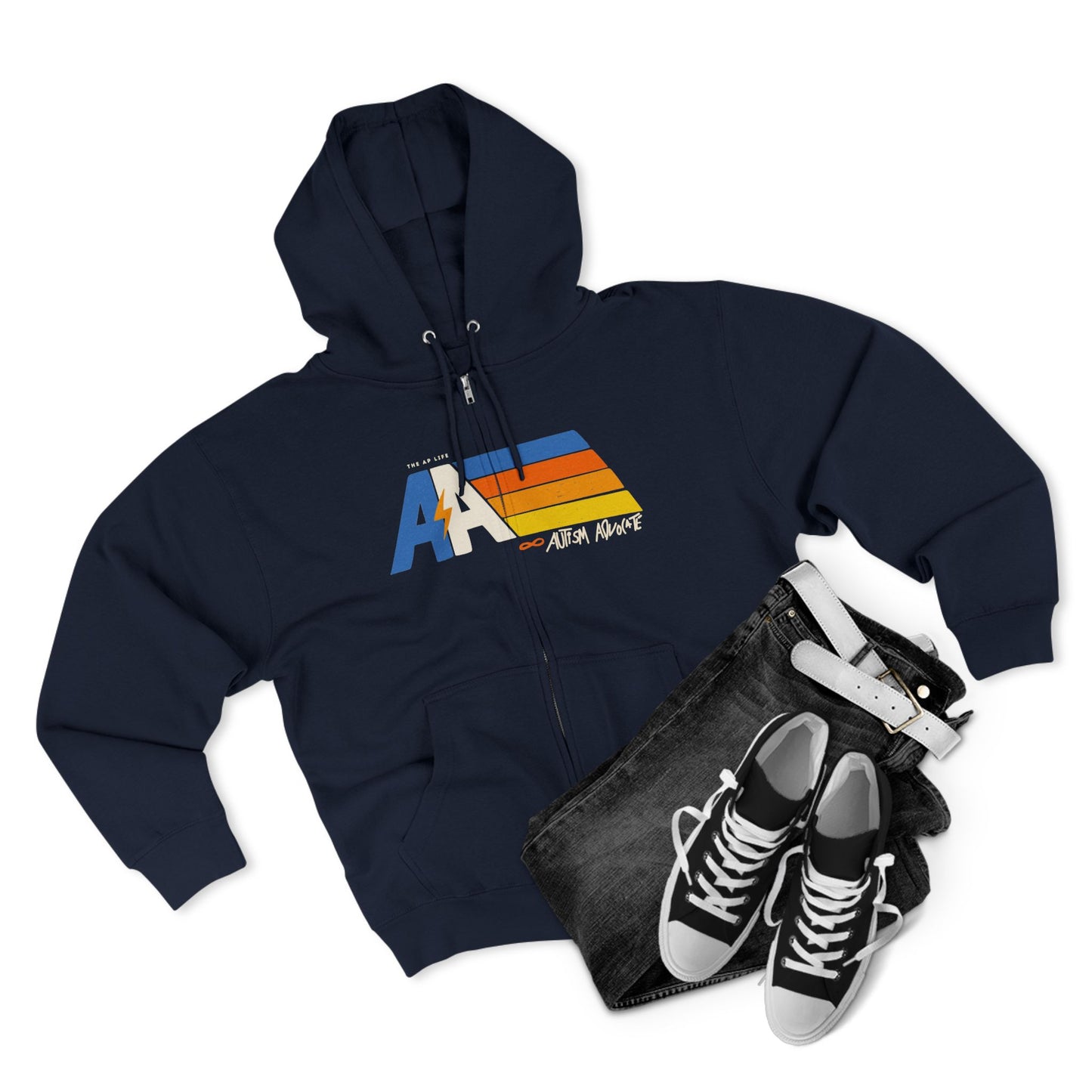 Autism Advocate - Adult Unisex Zip-Up Hoodie