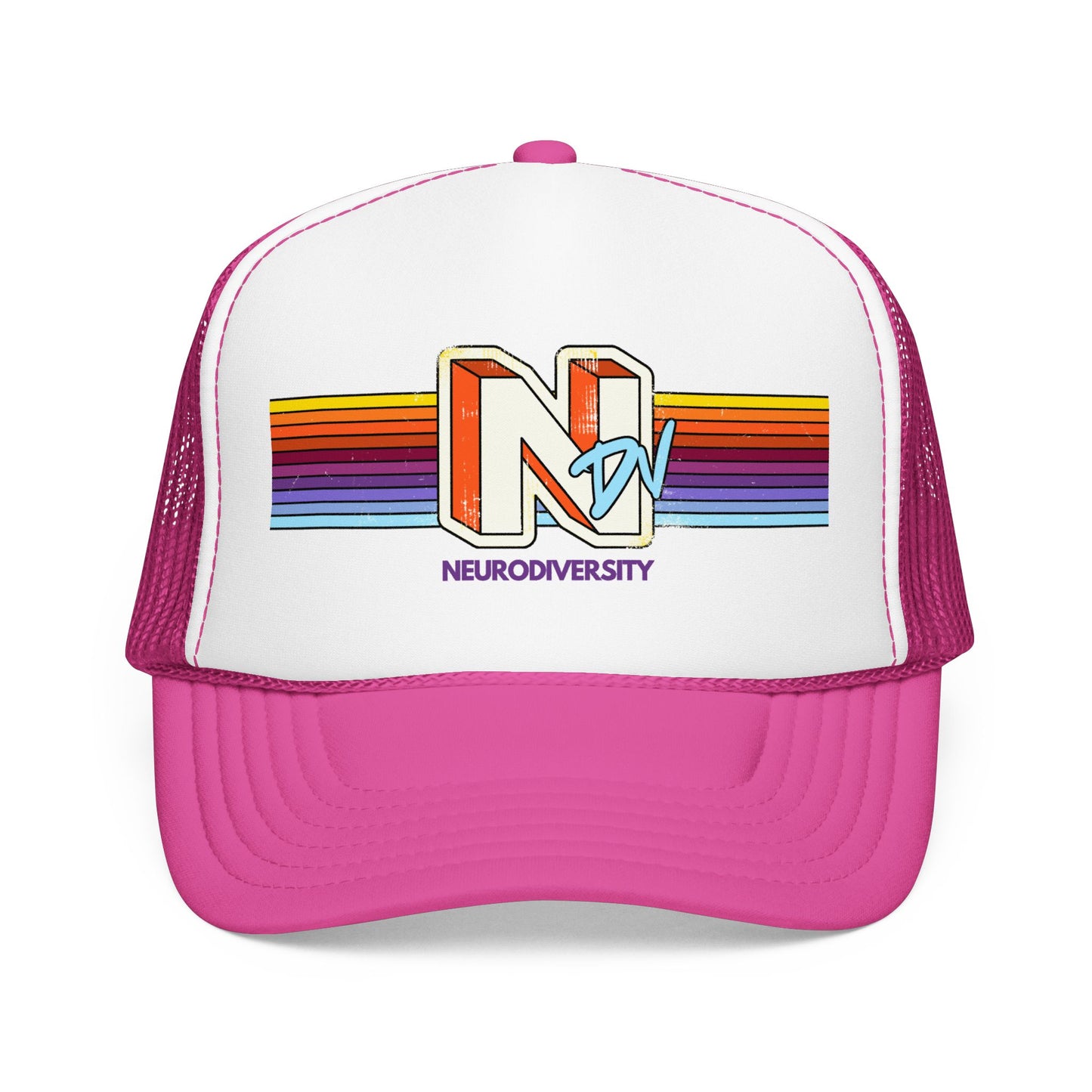 NDV - Neurodiversity - Adult Unisex Foam Trucker Hat