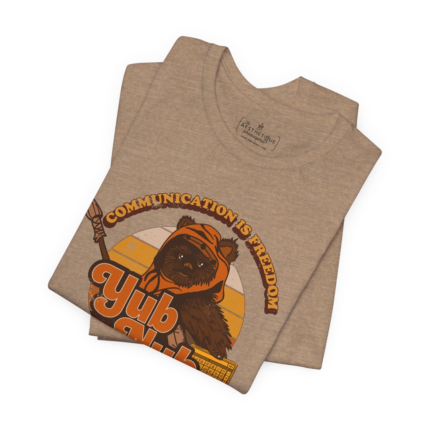 Communication is Freedom - Yub Nub - AAC - Unisex Jersey Short Sleeve Tee