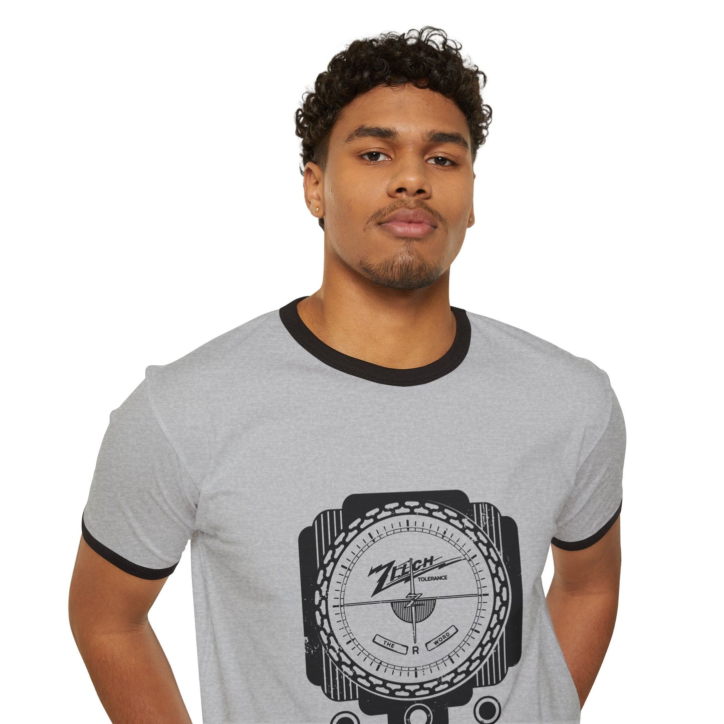 Zilch Tolerance for the R Word - Adult Unisex Cotton Ringer T-Shirt